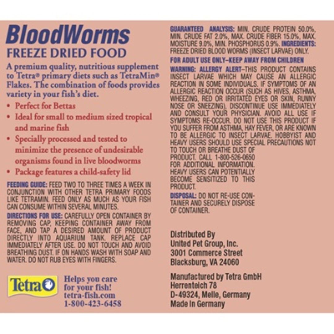 Tetra Bloodworms