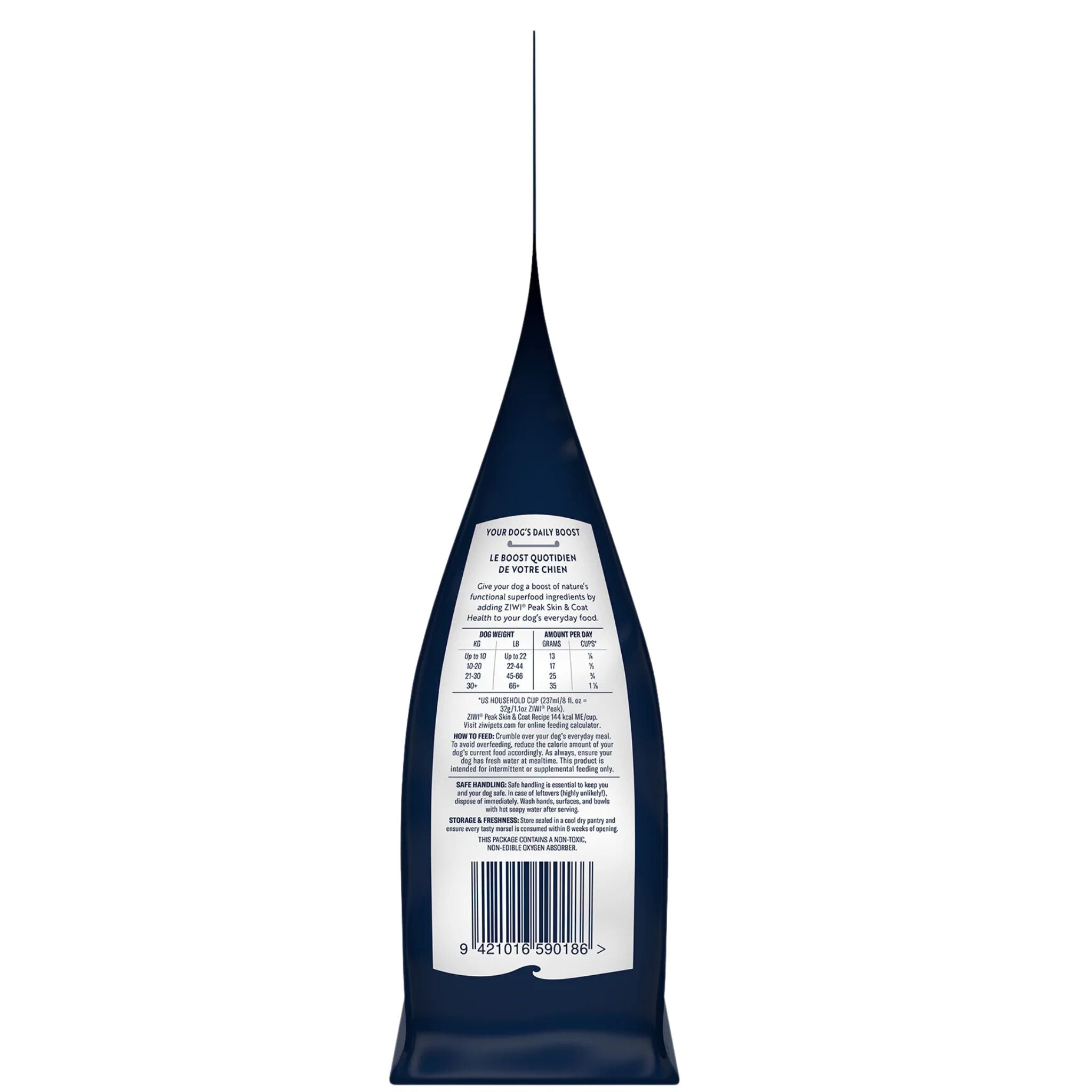 ZIWI Peak Freeze Dried Dog Boosters Skin & Coat Health - Mackerel | PeekAPaw Pet Supplies