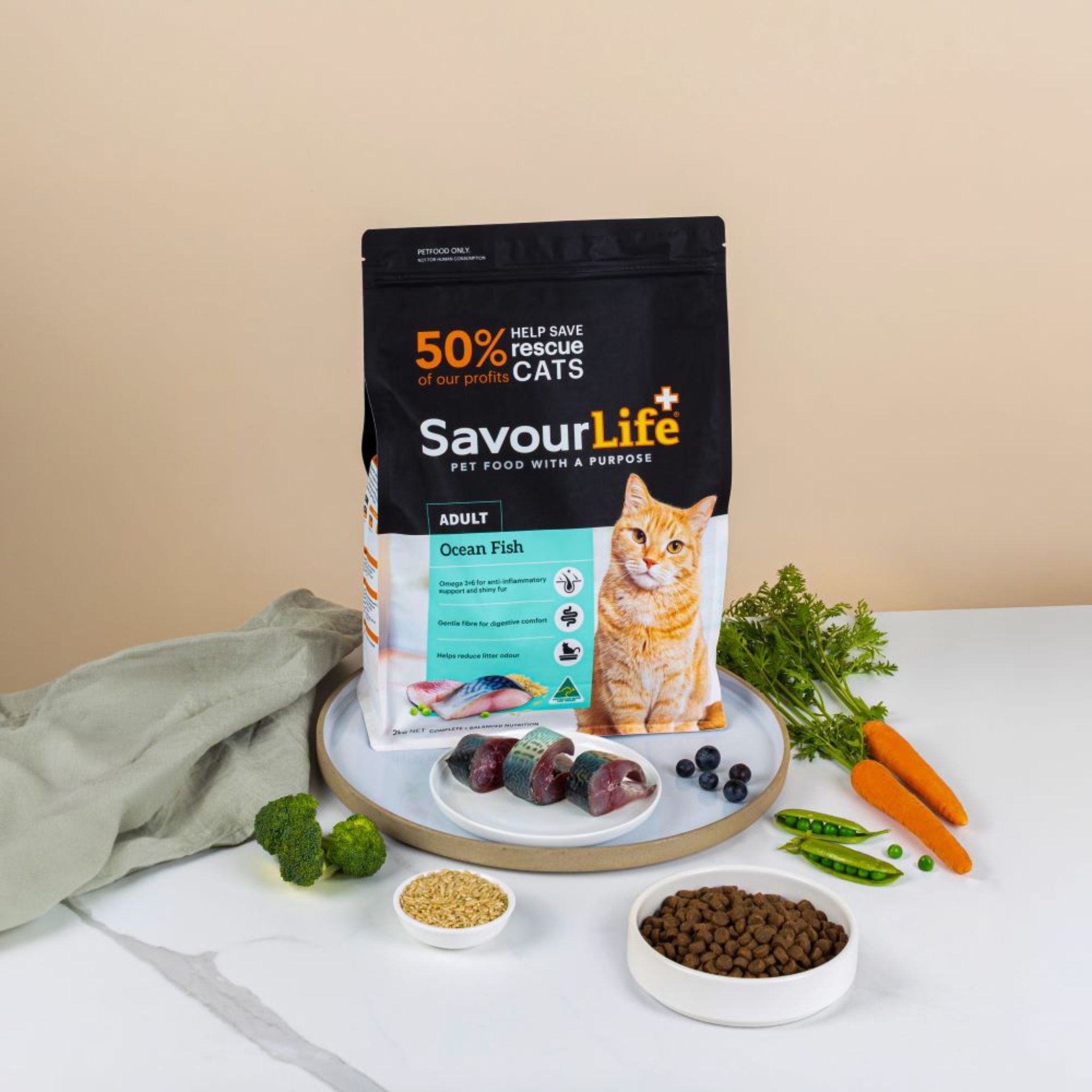 SavourLife Adult Ocean Fish Dry Cat Food