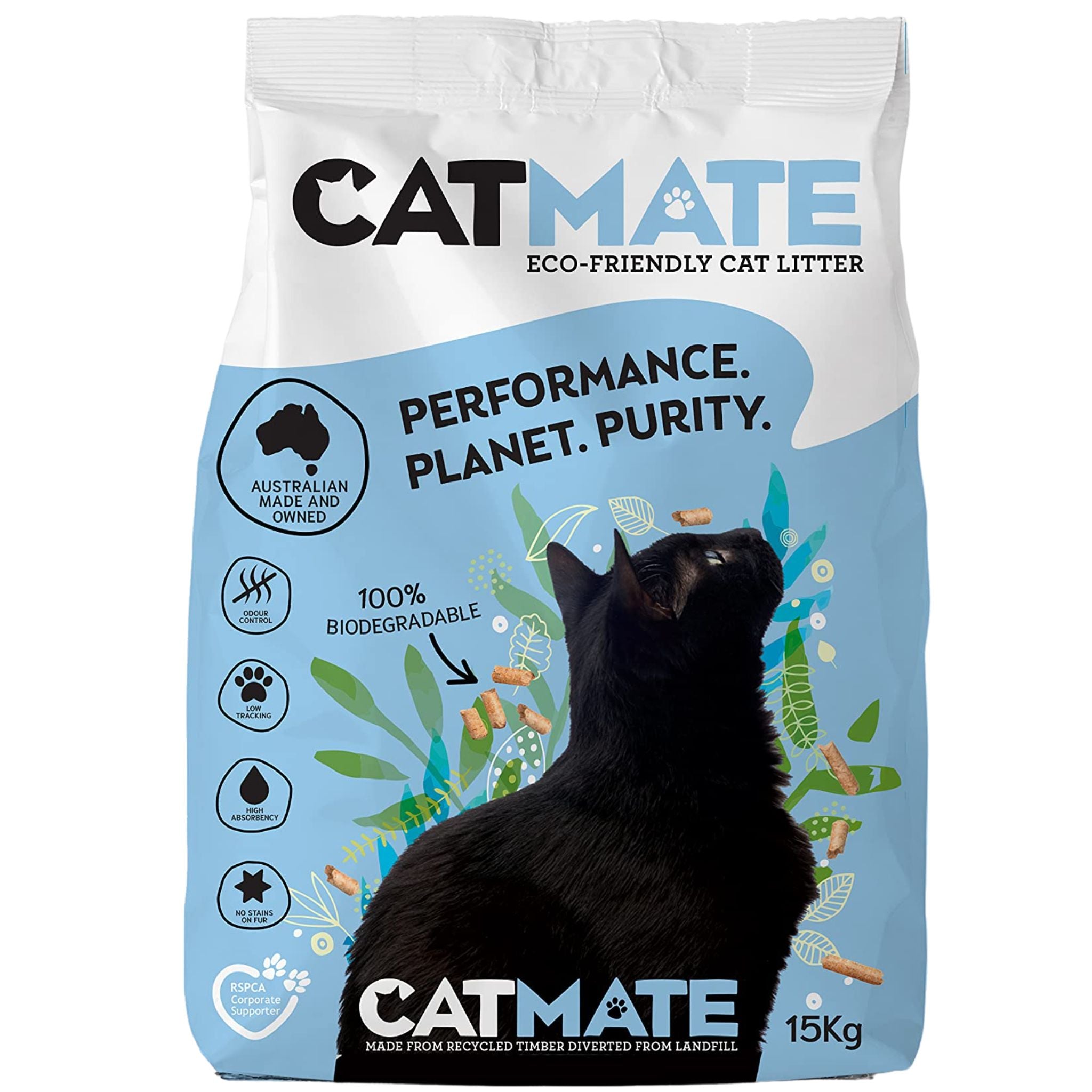Catmate Wood Pellet Cat Litter