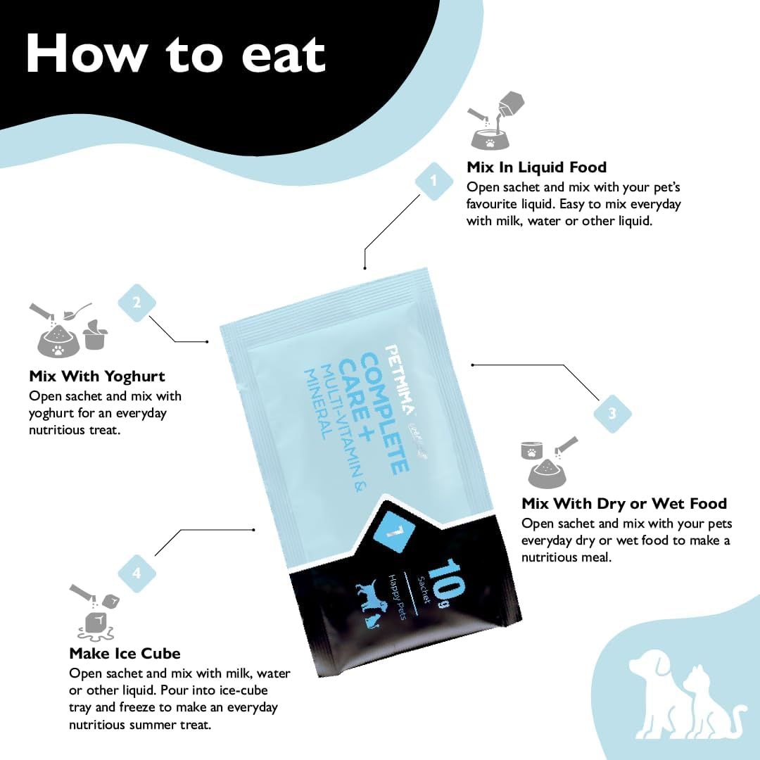 PETMIMA Complete Care + Multi-Vitamin & Mineral | PeekAPaw Pet Supplies