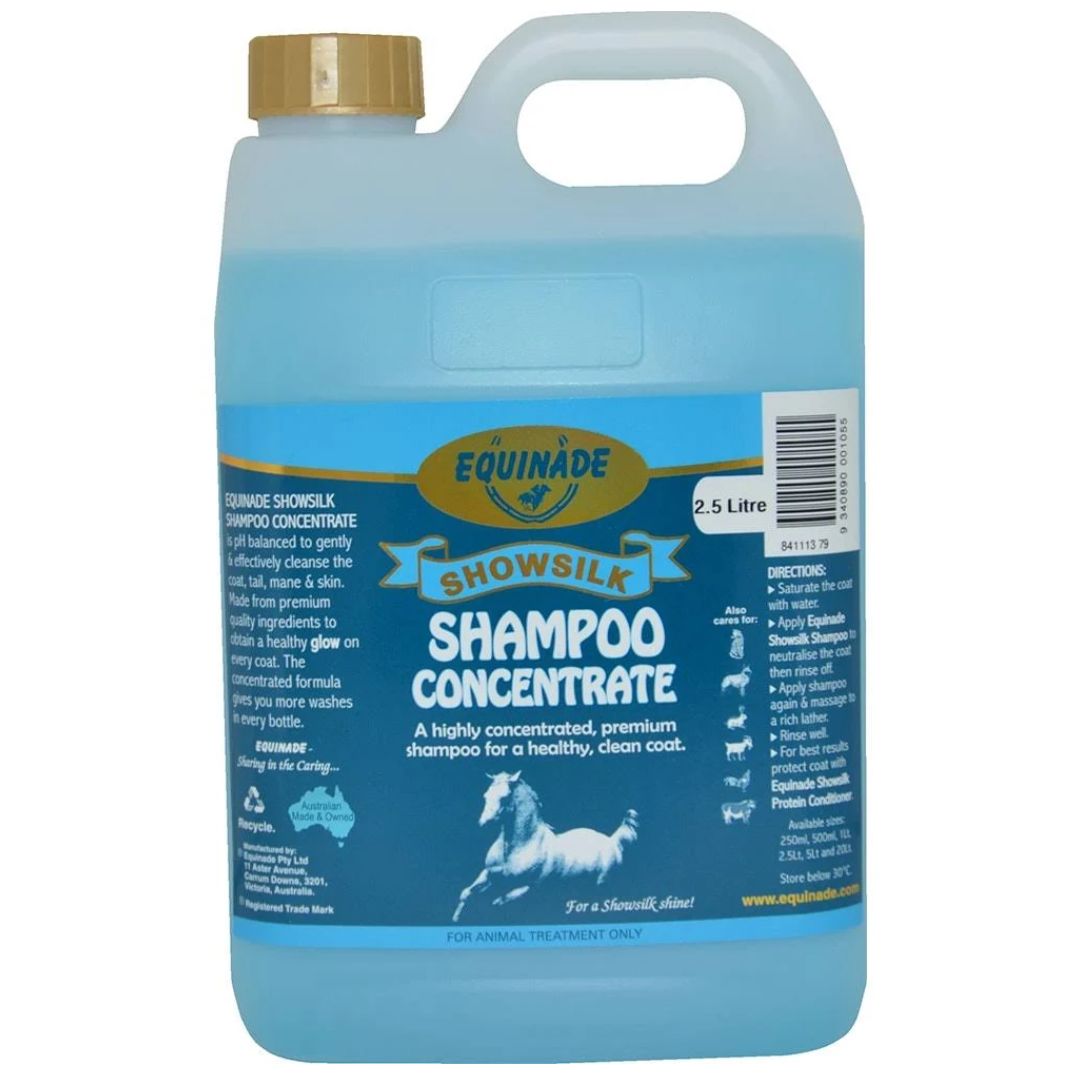 Equinade Showsilk Shampoo Concentrate - 2.5L | PeekAPaw Pet Supplies