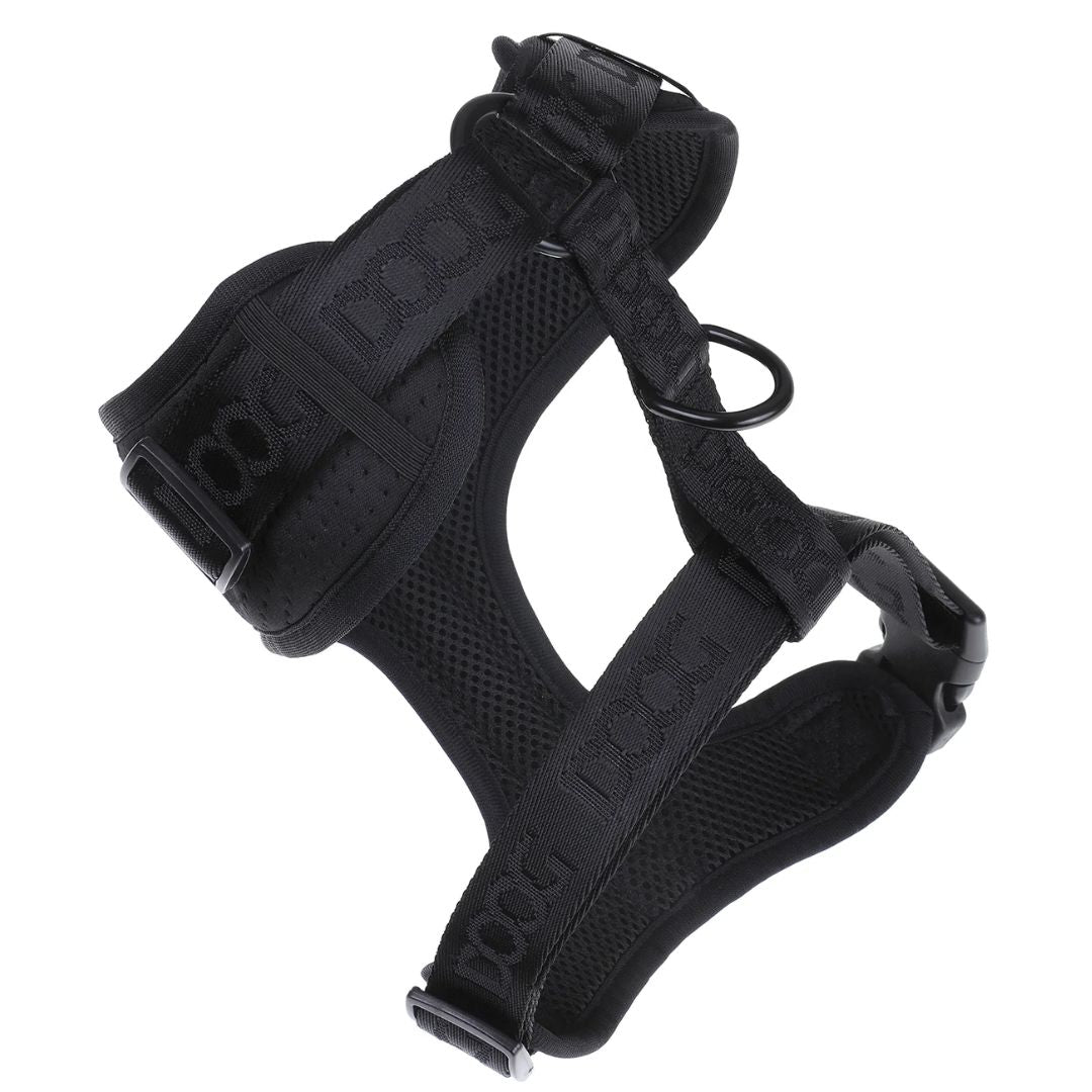 Doog Neosport Dog Soft Harness - Black  | PeekAPaw Pet Supplies