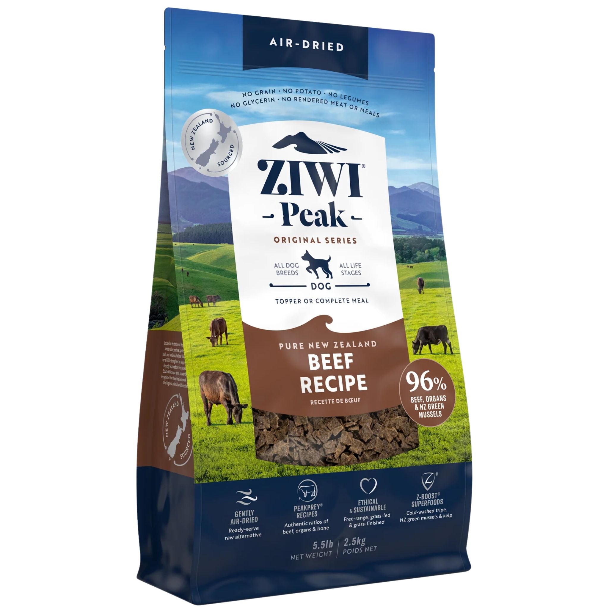 ziwi peak beef 2.5kg