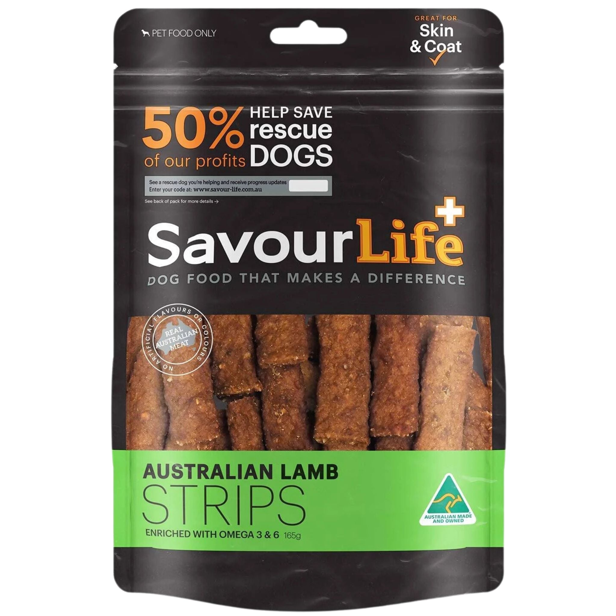 SavourLife Australian Lamb Strips Dog Treats