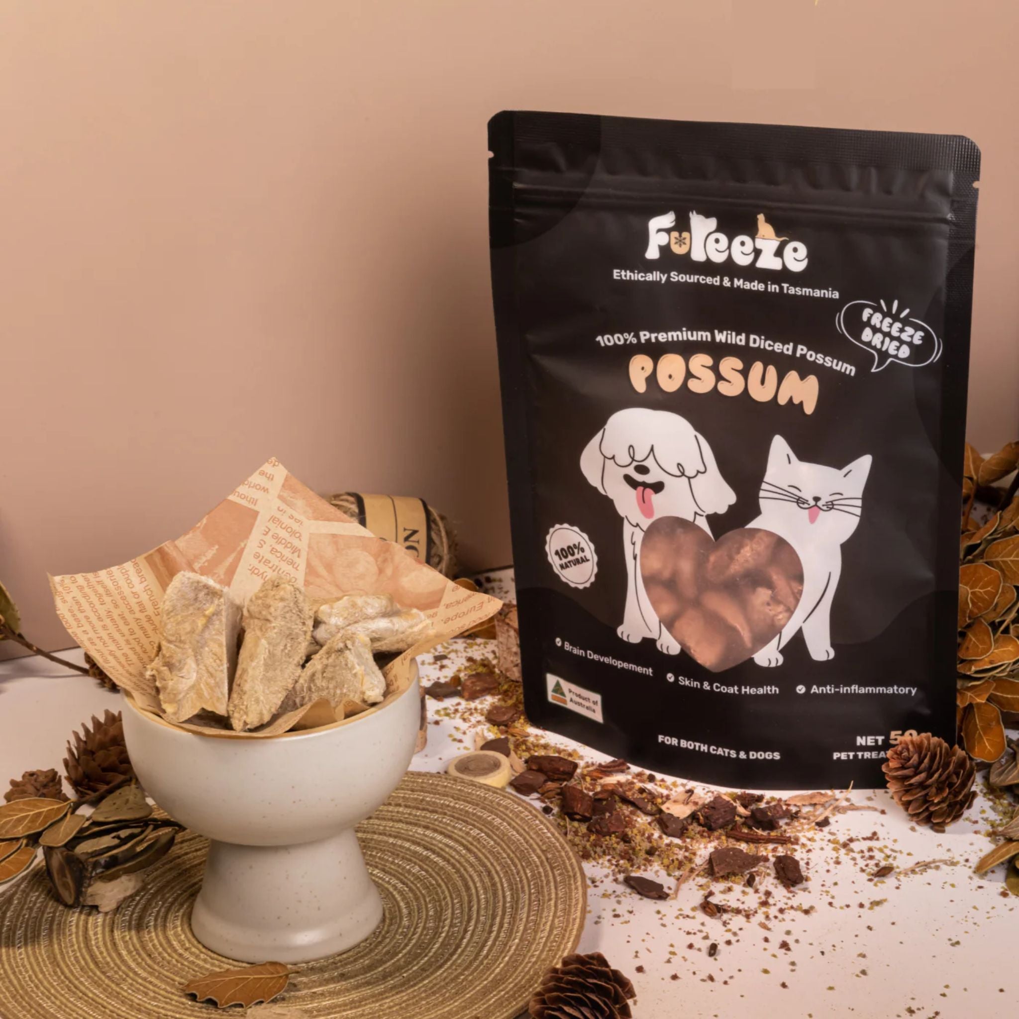 FuReeze Possum Freeze Dried Pet Treats