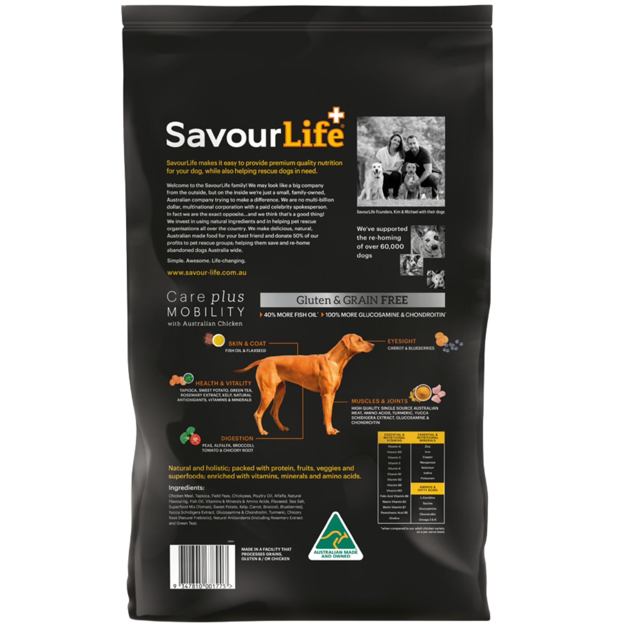 SavourLife Grain Free Adult Mobility Chicken Dry Dog Food