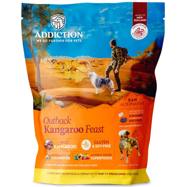 ADDICTION Outback Kangaroo Feast Raw Alternative Dog Food