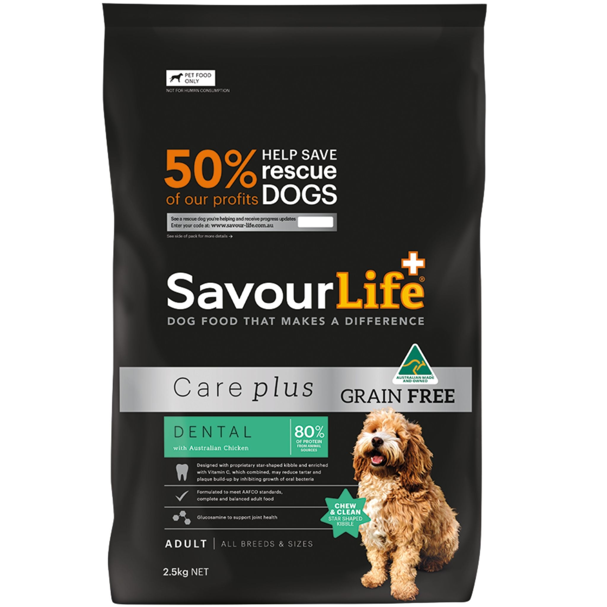 SavourLife Care Plus Grain Free Adult with Australian Chicken Dry Dog Food