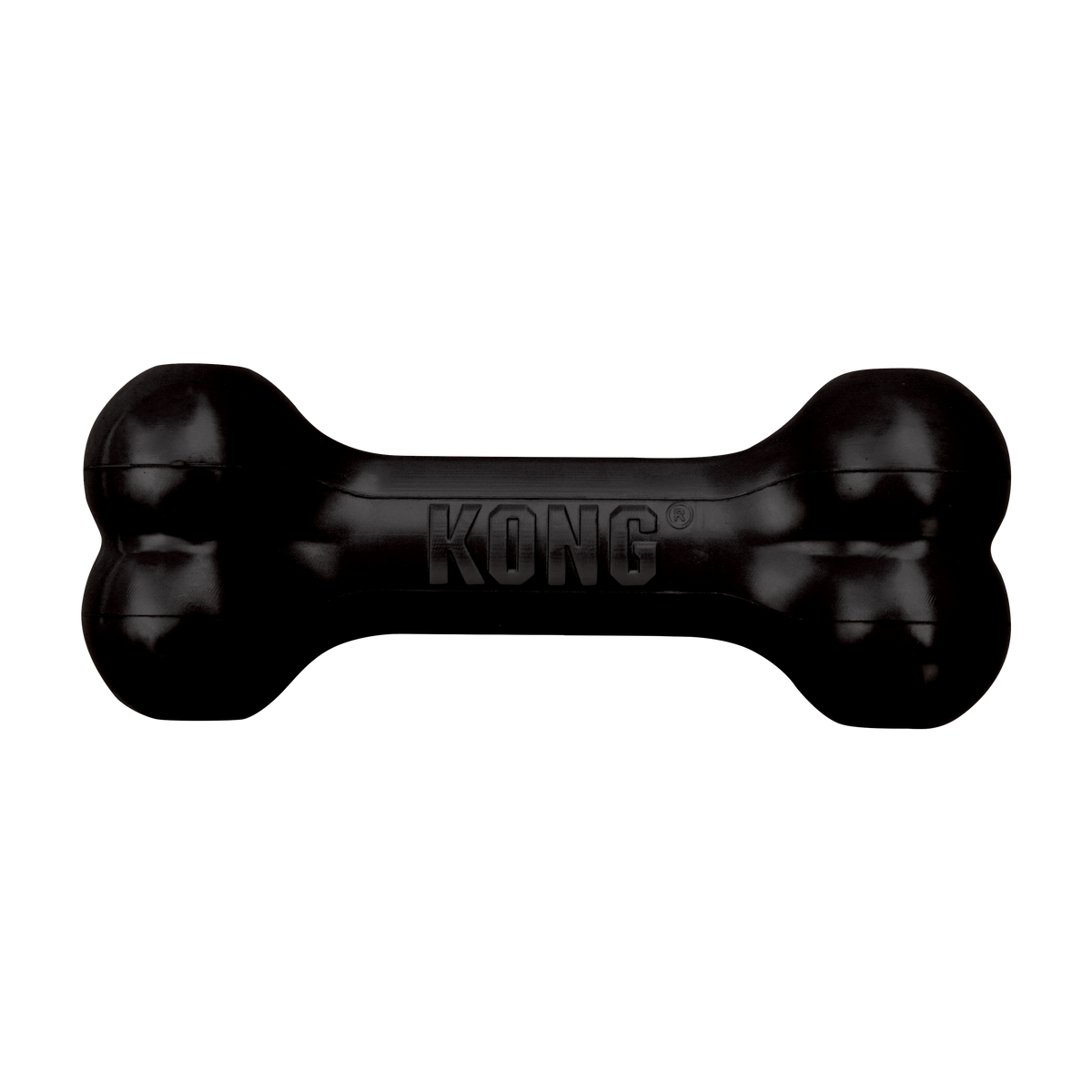 KONG Extreme Goodie Bone shown horizontally on white with the KONG name moulded along the middle