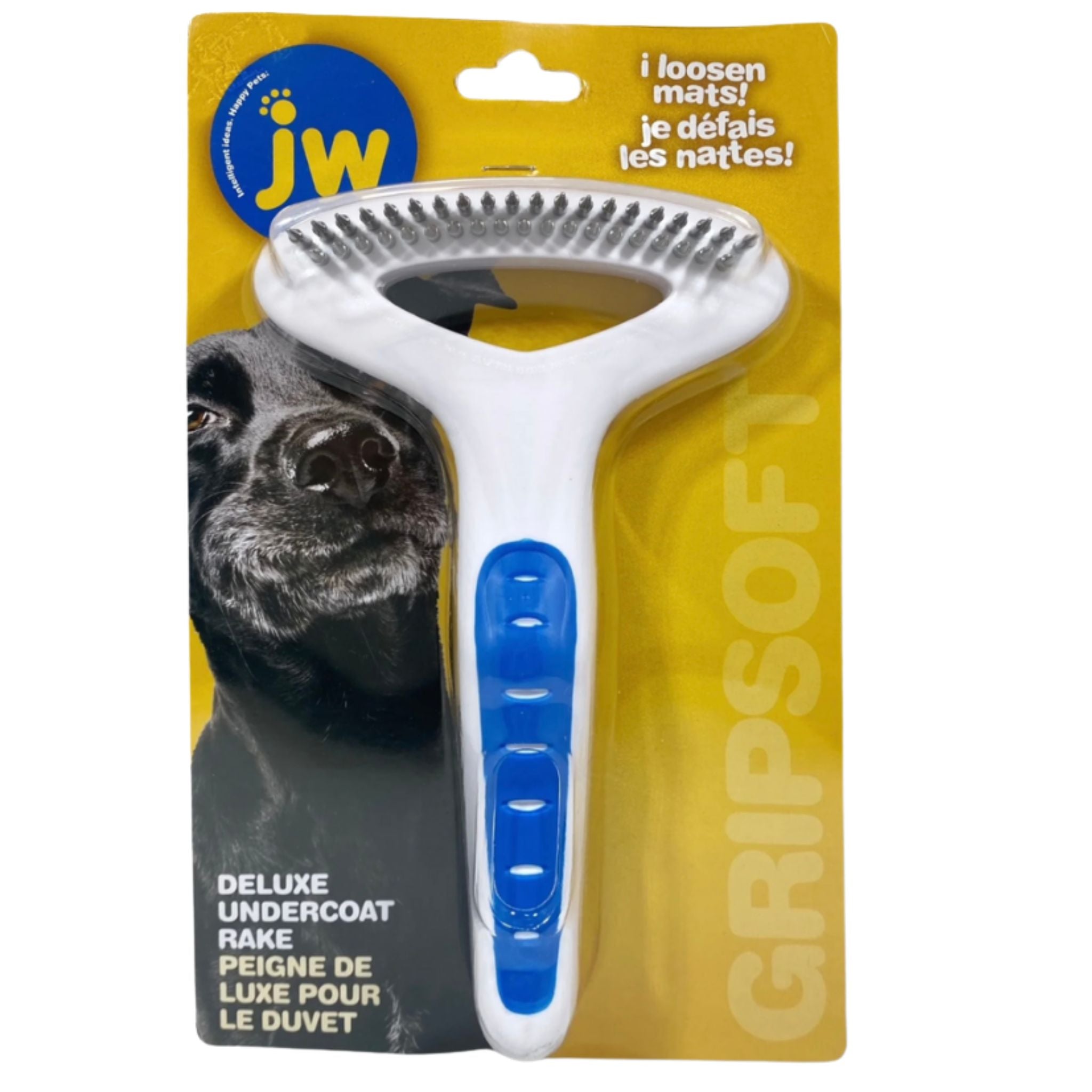 JW Gripsoft Double Row Undercoat Rake