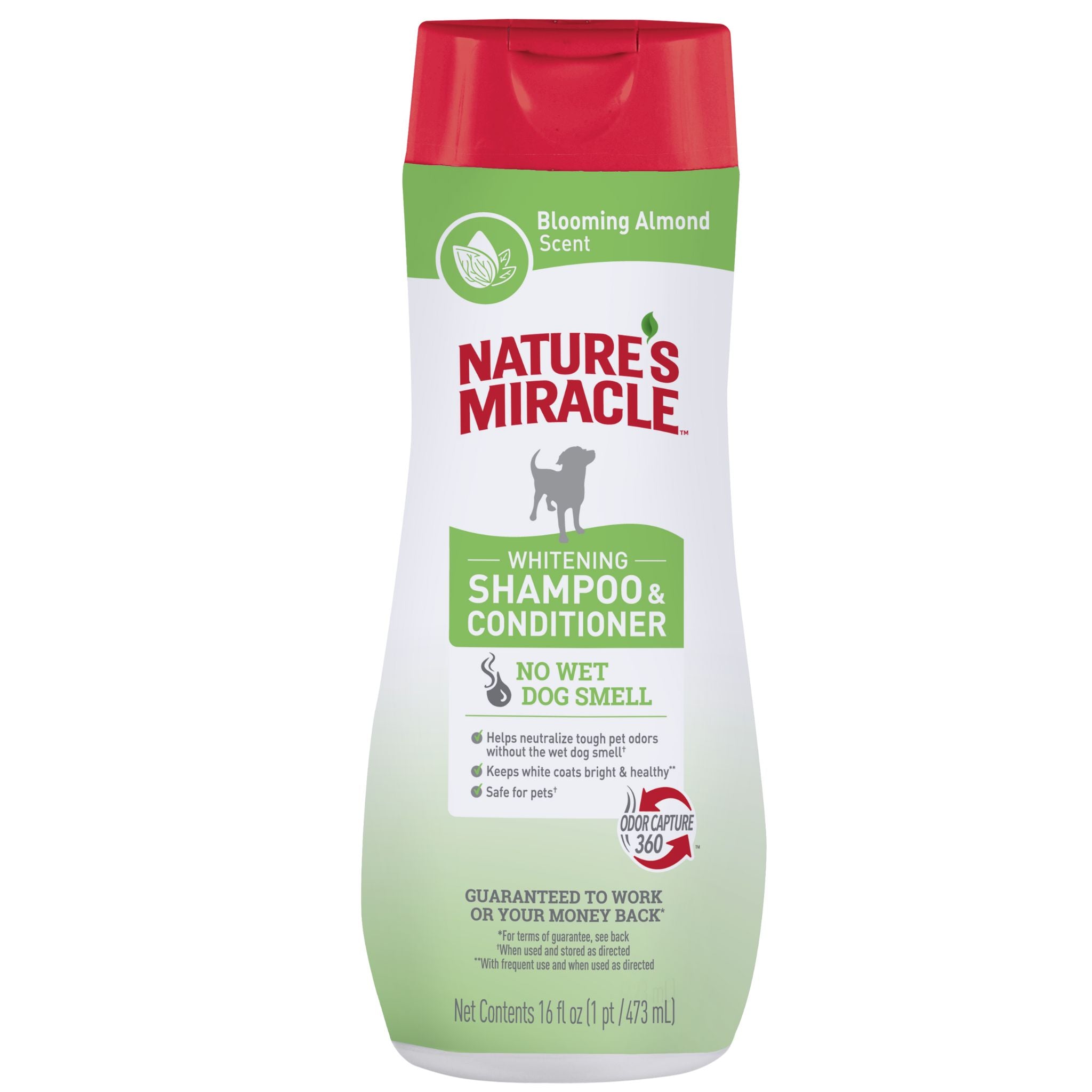 Nature's Miracle Dog Whitening Shampoo & Conditioner - 473ml | PeekAPaw Pet Supplies