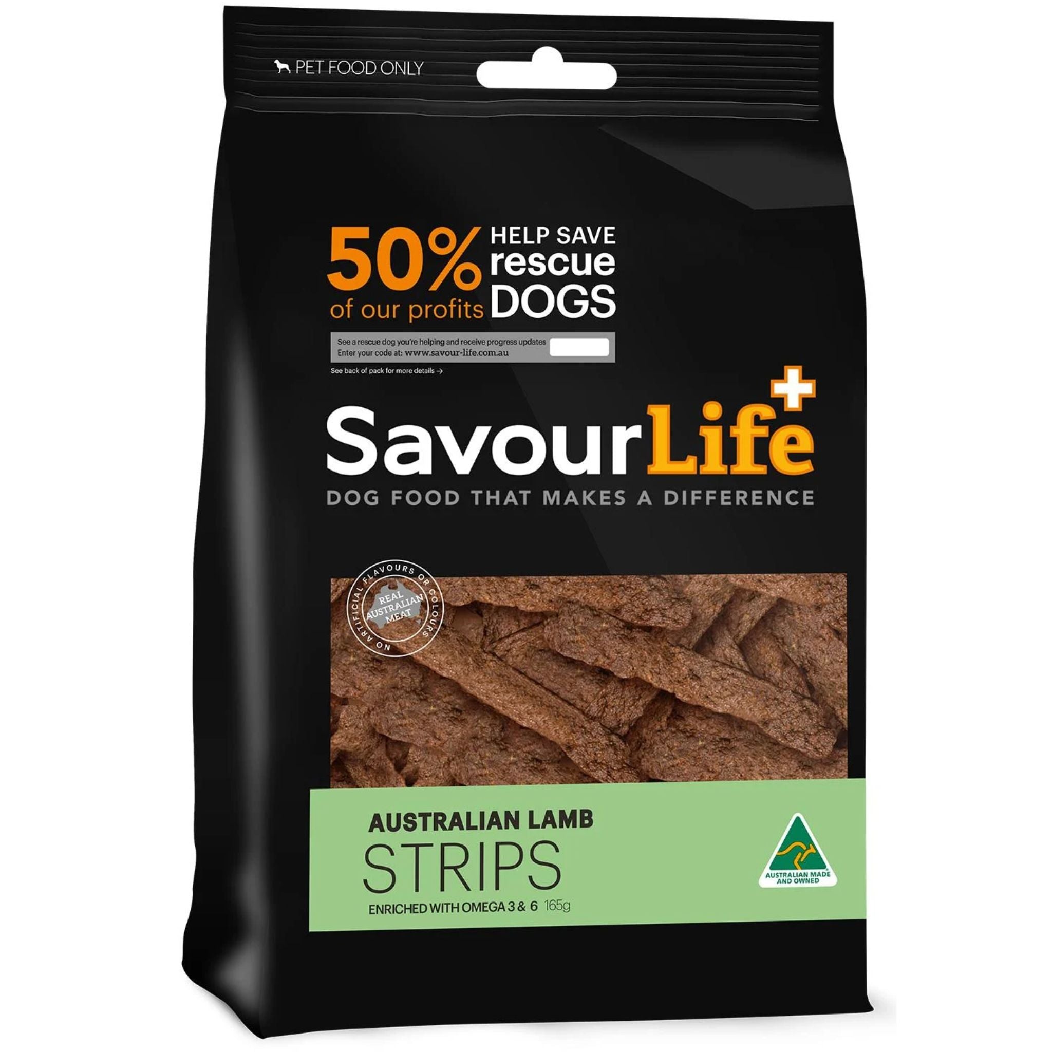 SavourLife Australian Lamb Strips Dog Treats