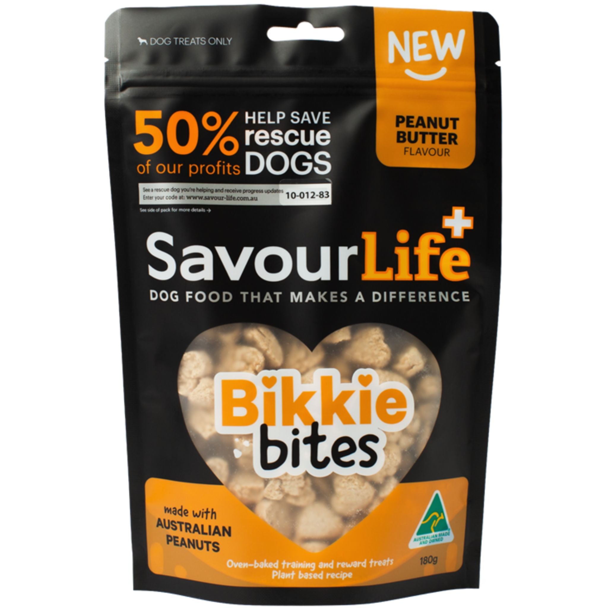 SavourLife Peanut Butter Flavour Bikkie Bites Dog Treats