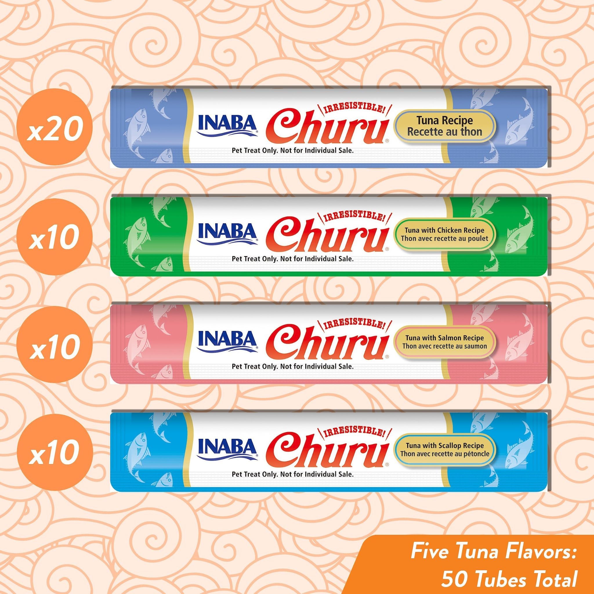 Inaba Cat Treat Churu Puree Tuna Varieties