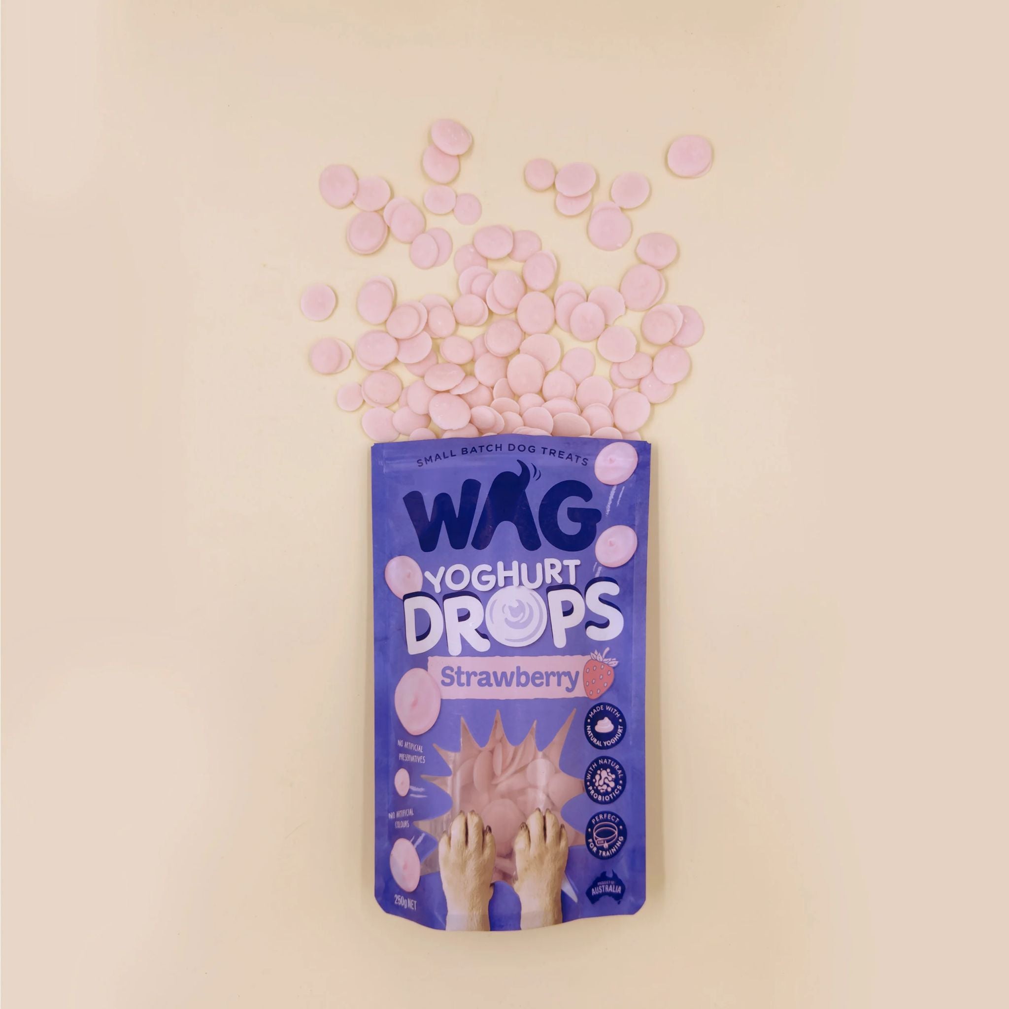 WAG Yoghurt Drops Strawberry