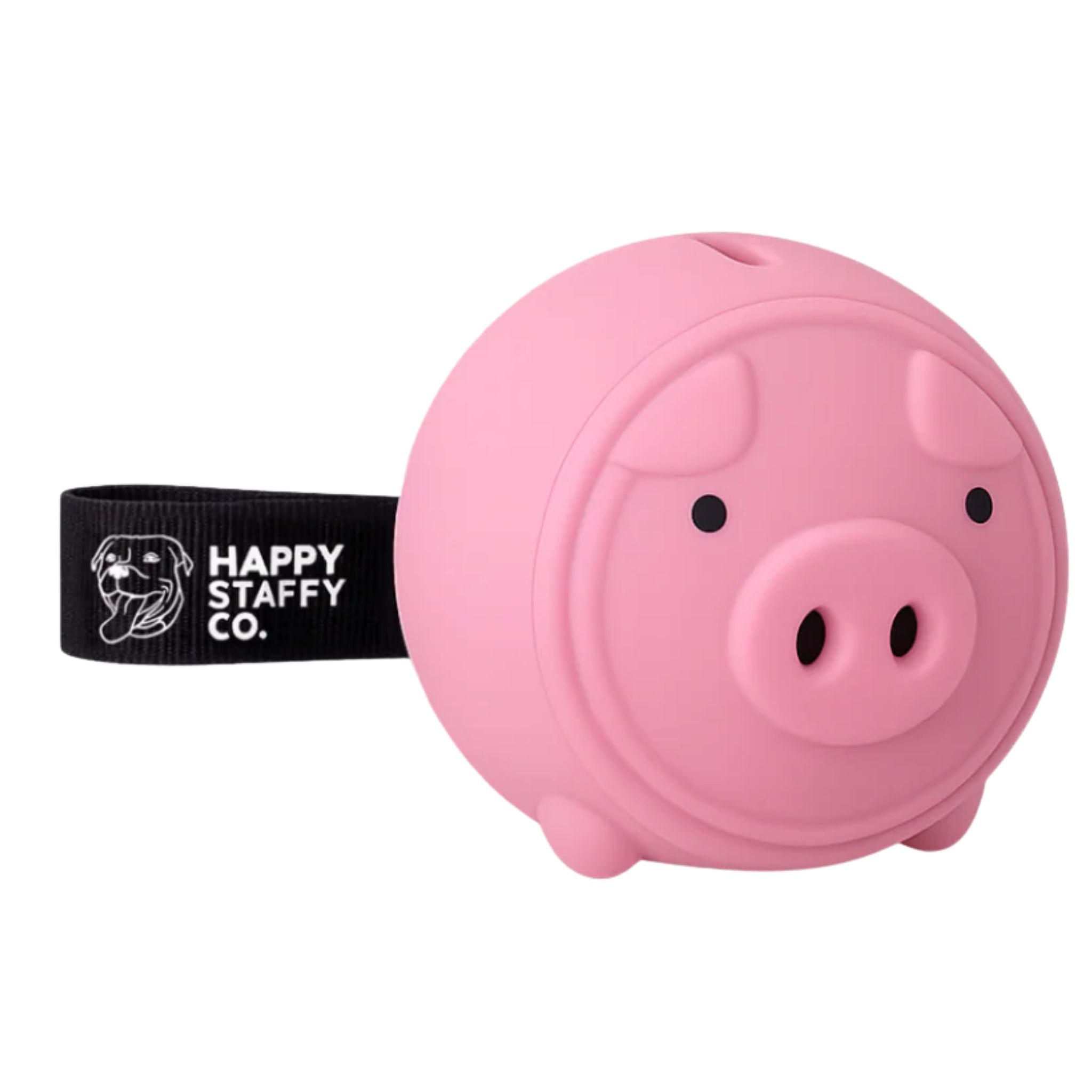 Happy Staffy Co Poppy Pig Treat Dispenser Dog Toy