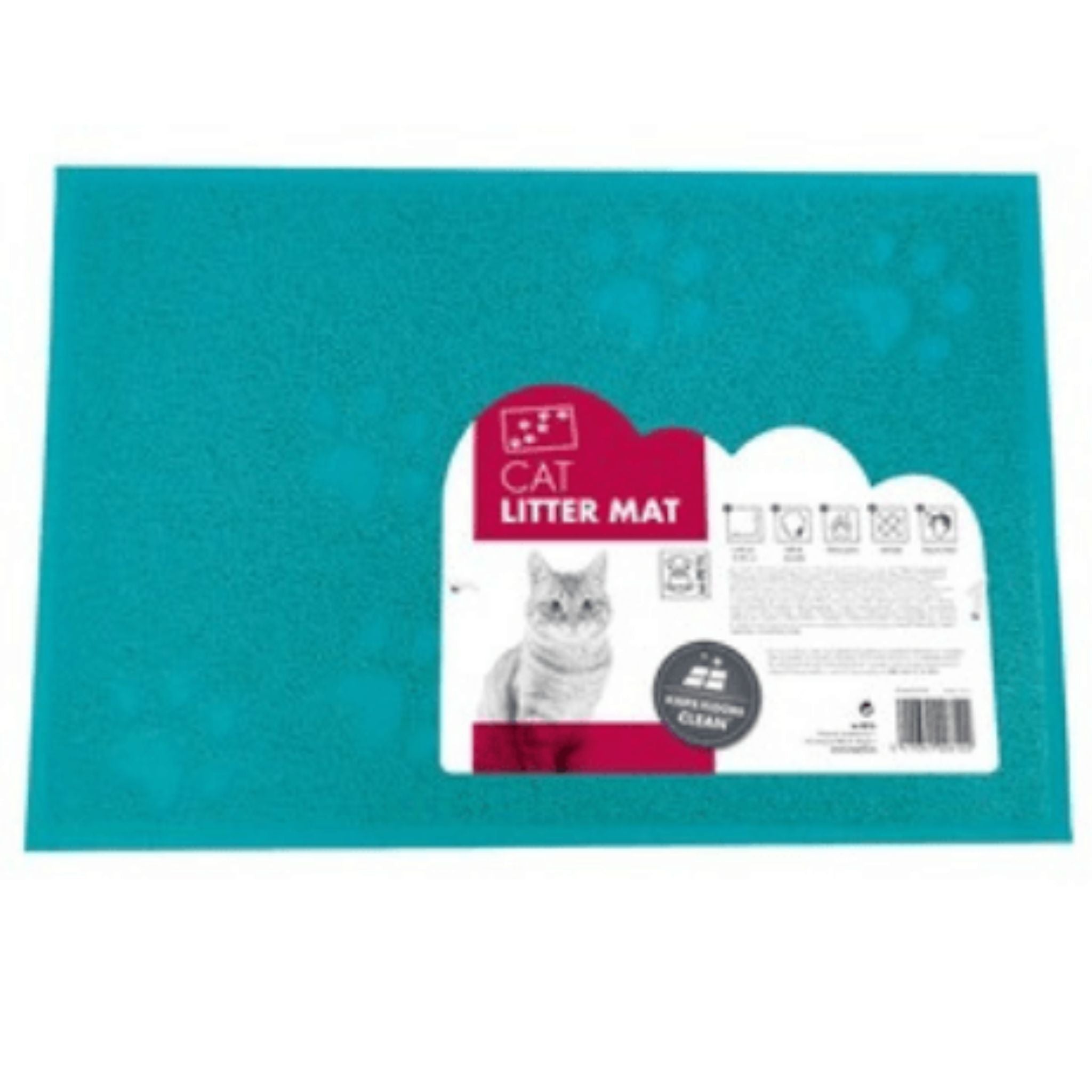 M-Pets Cat Litter Mat Footprint 42x32cm - Green | PeekAPaw Pet Supplies