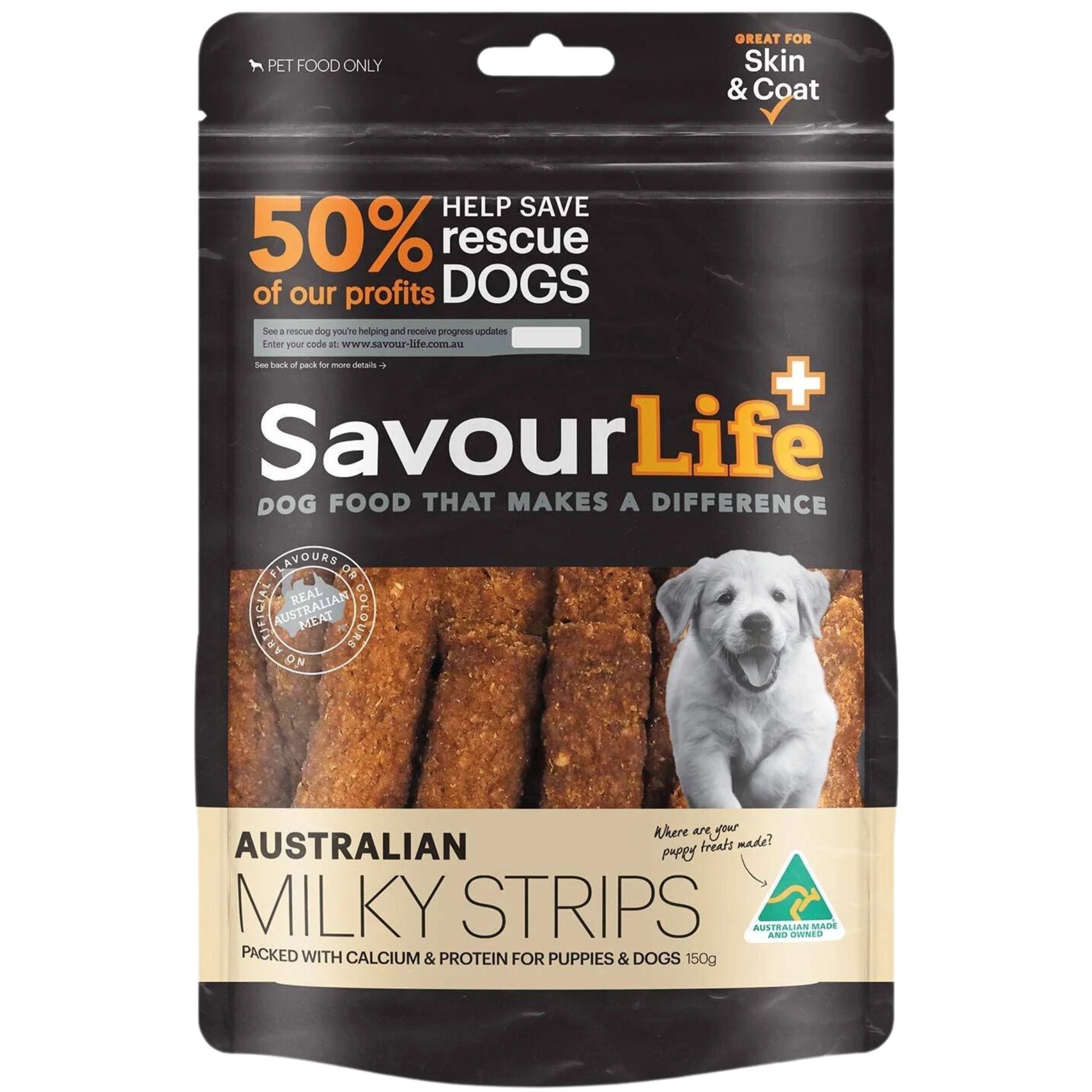 SavourLife Australian Milky Strips Dog Treats