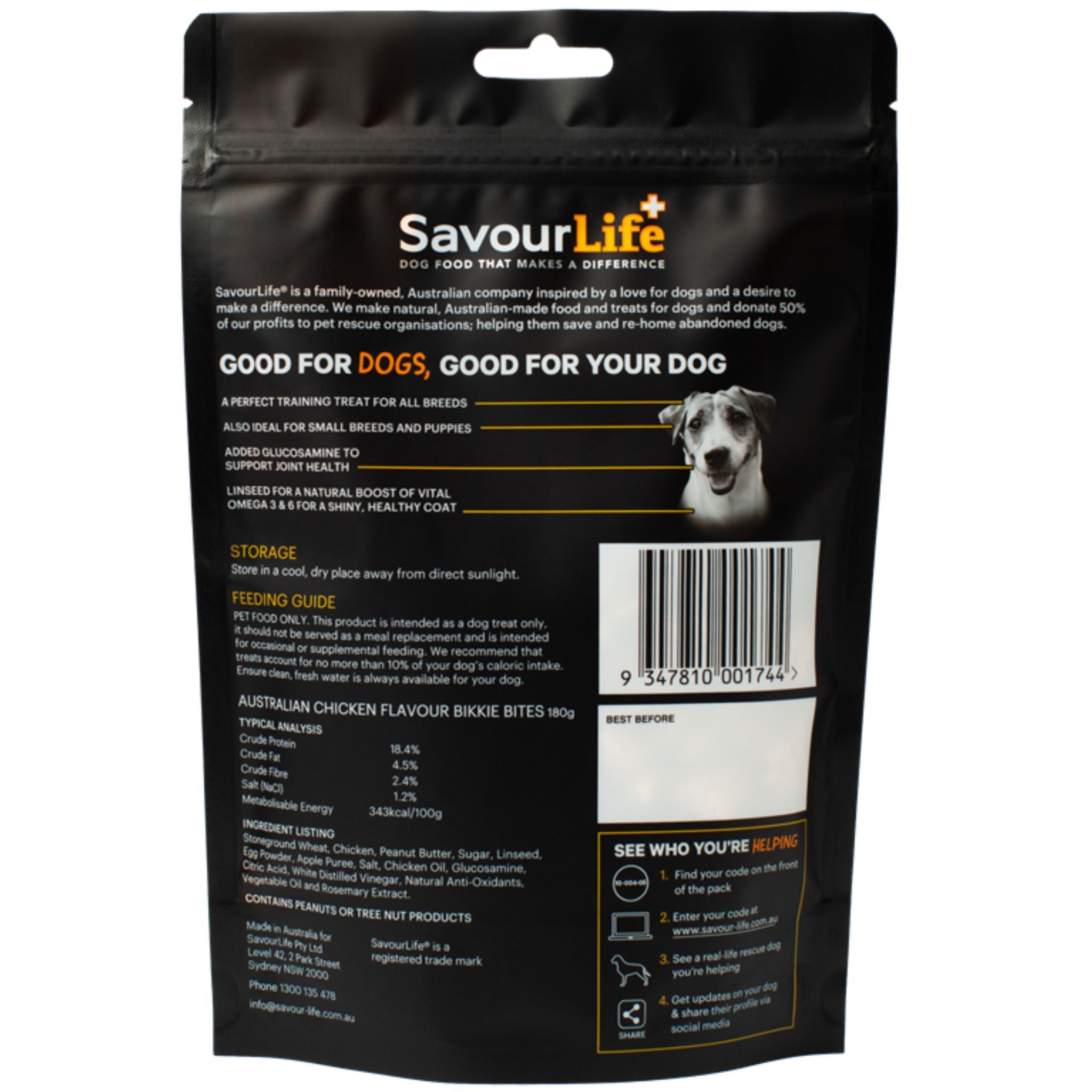 SavourLife Chicken Flavour Bikkie Bites Dog Treats