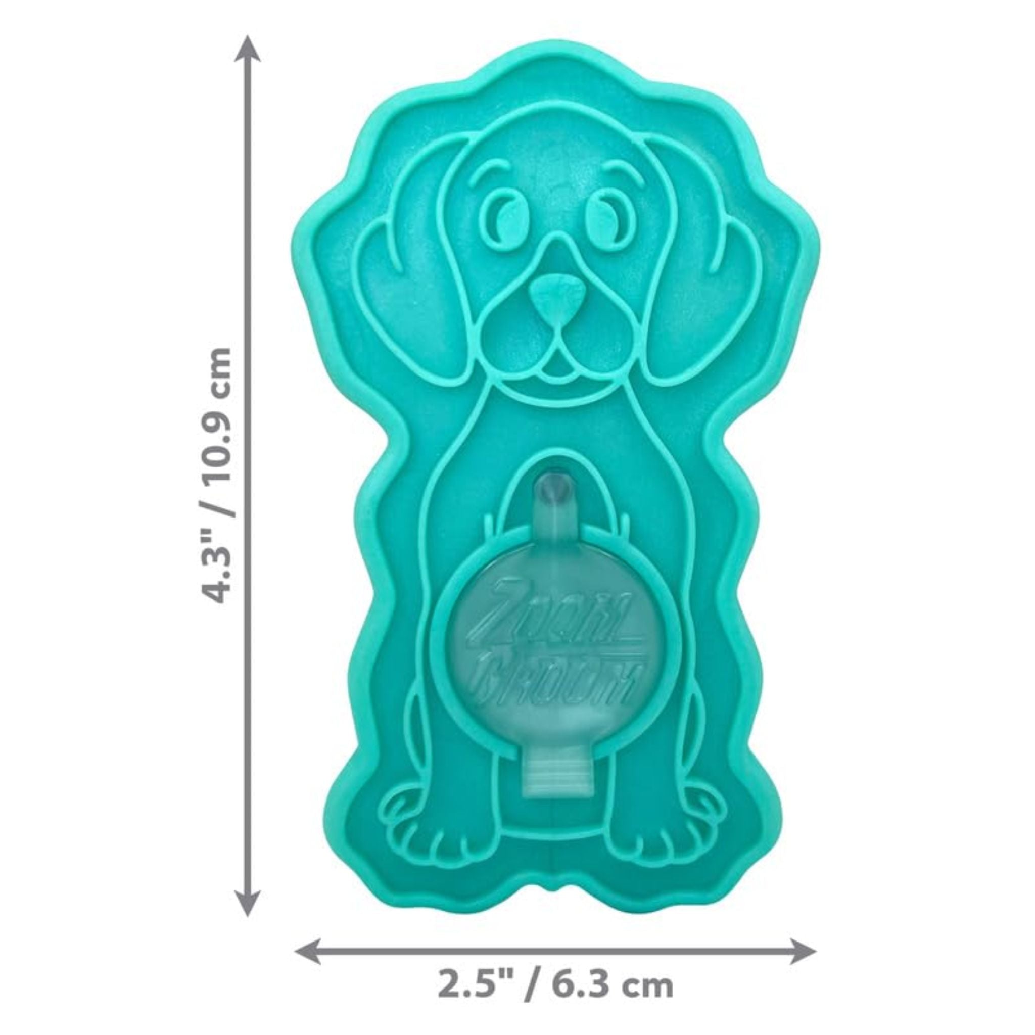KONG ZoomGroom Bubbles Grooming Brush
