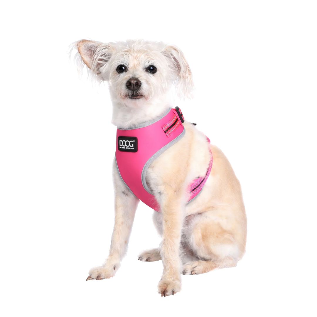 Doog Neoflex Soft Dog Harness - (Neon High Vis) Lady | PeekAPaw Pet Supplies