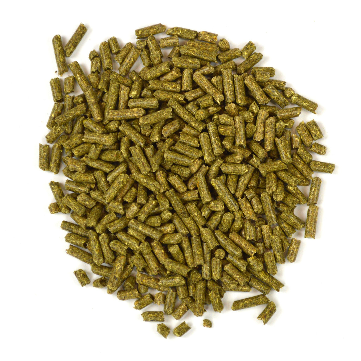 Close up of Oxbow Garden Select Adult Guinea Pig Food pellets