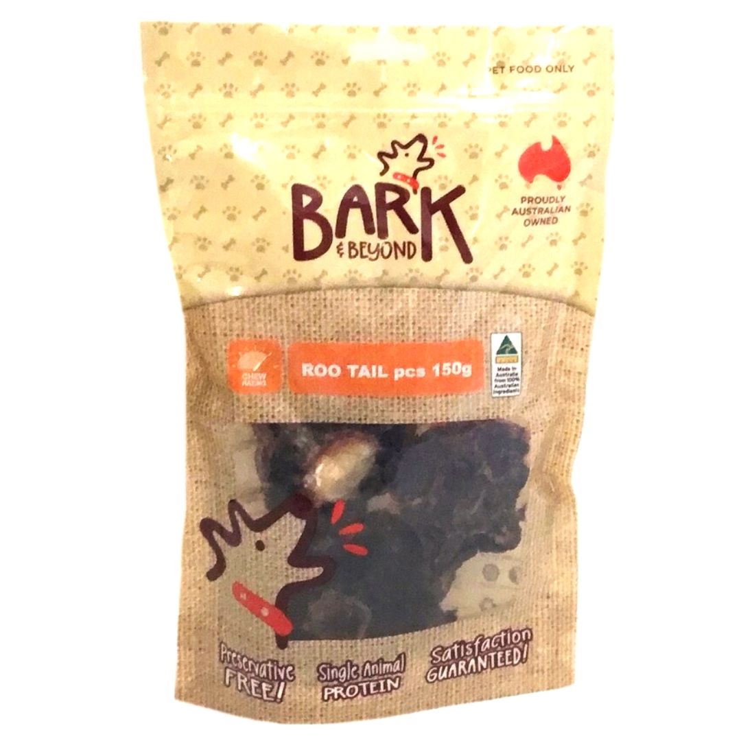Bark & Beyond Roo Tail - 150g | PeekAPaw Pet Supplies