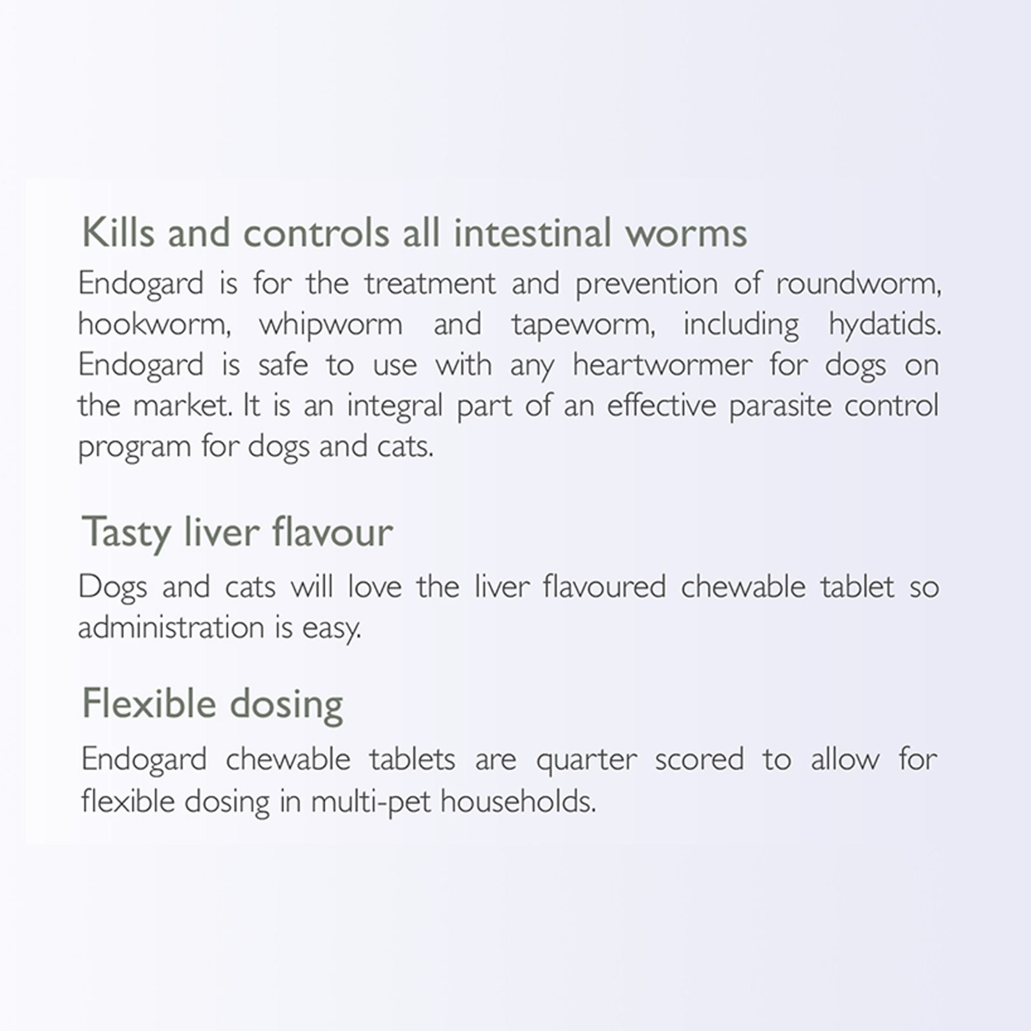 Endogard Palatable Allwormer for Cats and Dogs