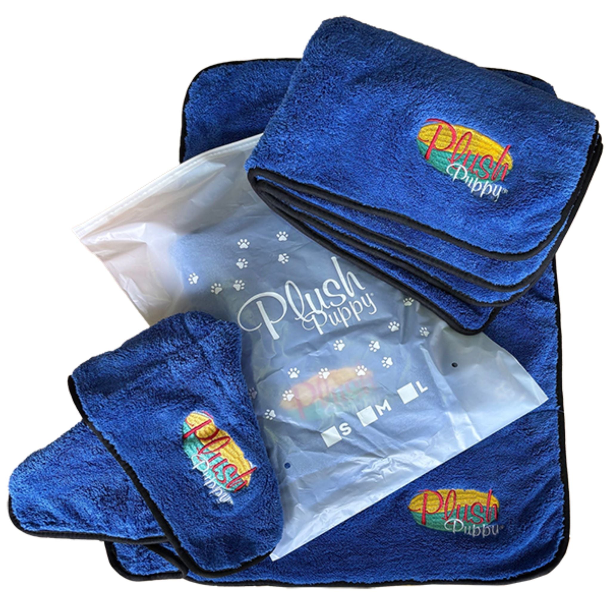 Plush Puppy Grooming Towels