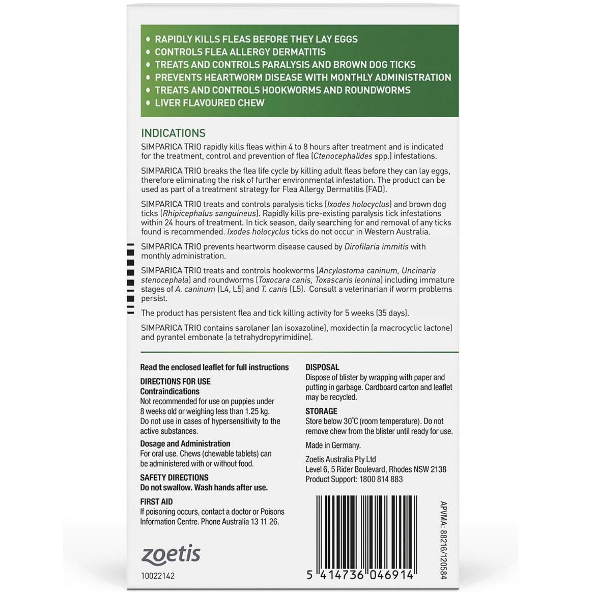 Simparica Trio for Dogs