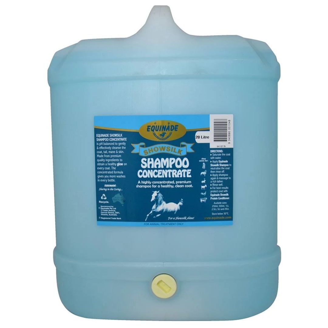 Equinade Showsilk Shampoo Concentrate - 20L | PeekAPaw Pet Supplies