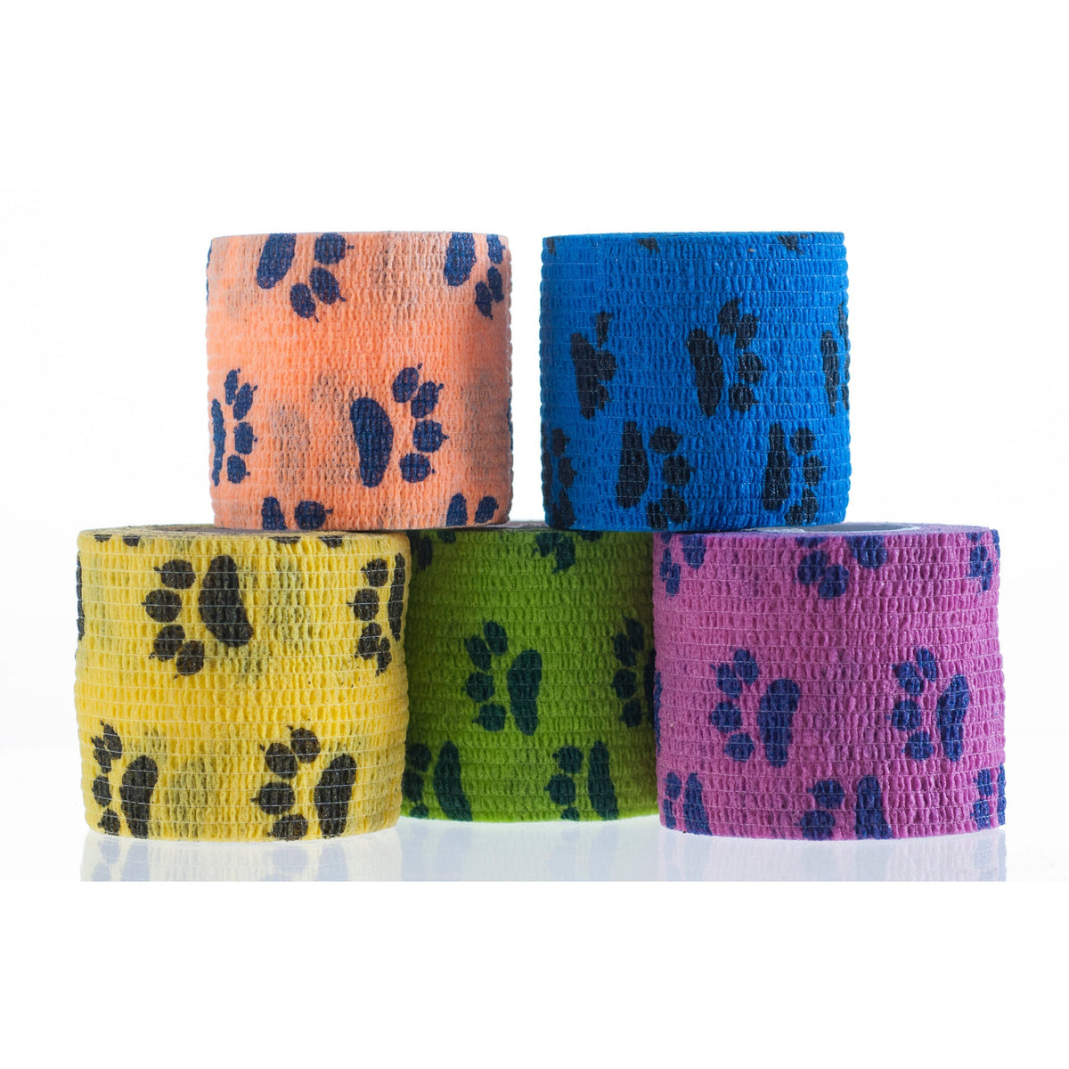 Value Plus ValuWRAP Paw Pack 5cm cohesive bandage rolls