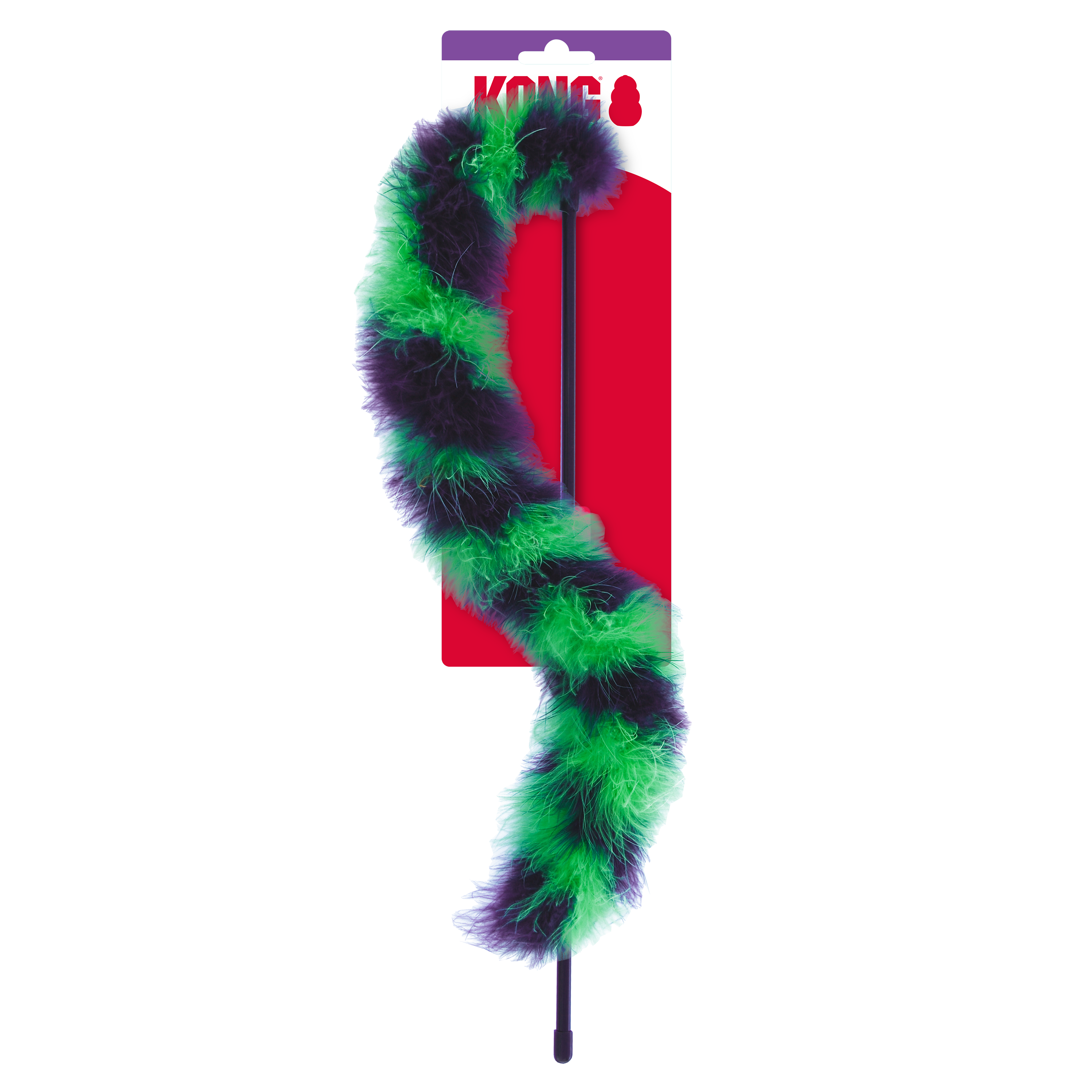 KONG Cat Toys Active Twisted Boa Teaser Assorted in its retail pack