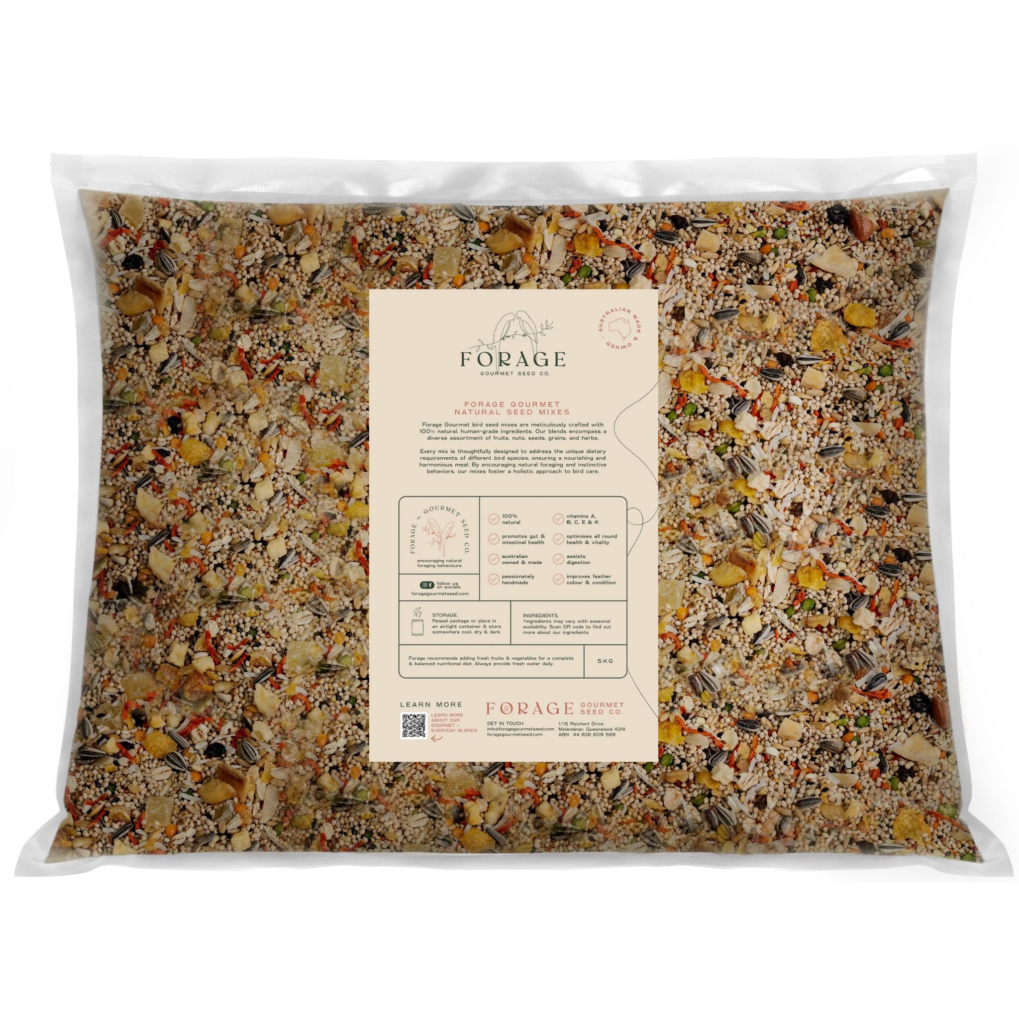 Forage Gourmet Bird Seed - Small Parrot