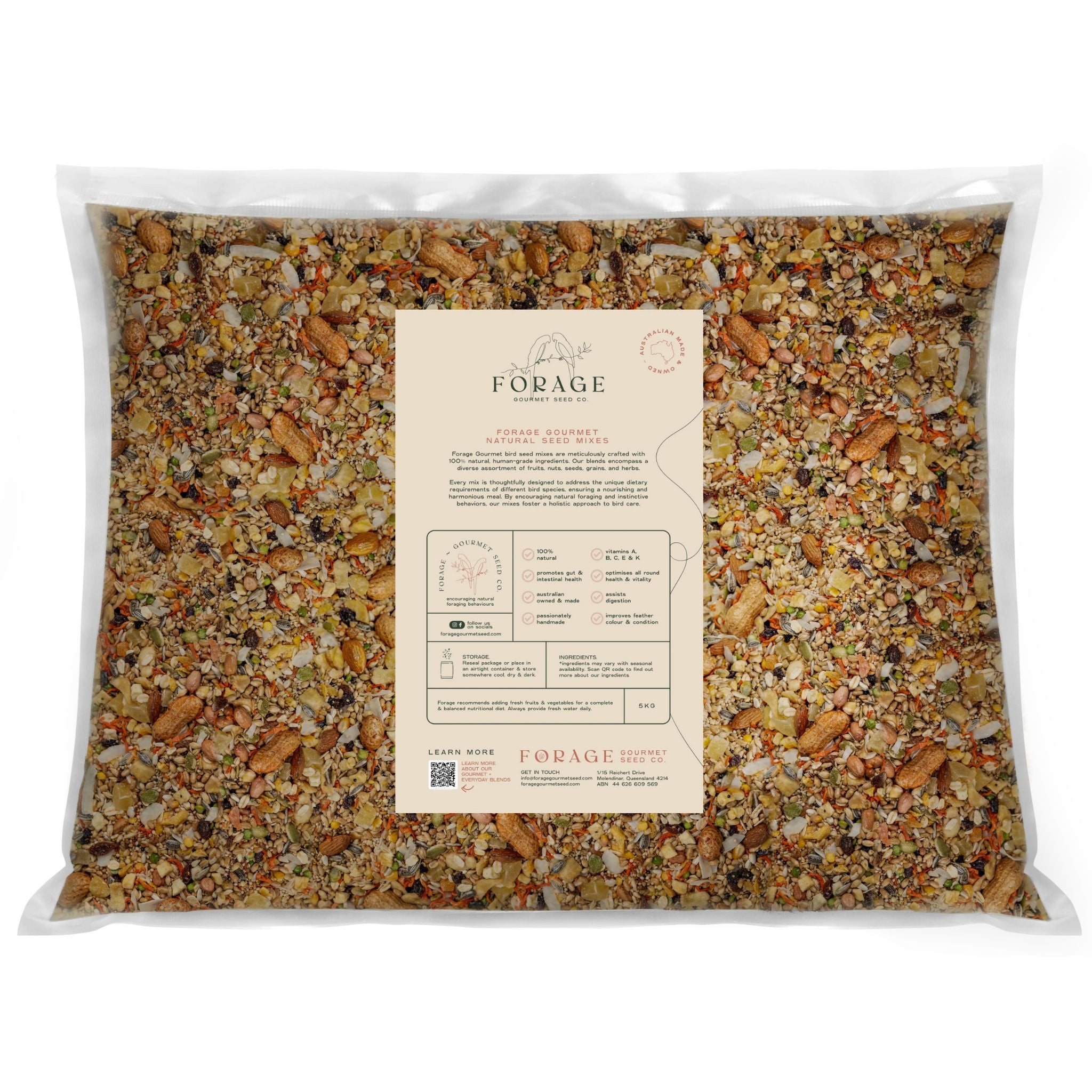 Forage Gourmet Bird Seed - Alexandrine & Ringneck