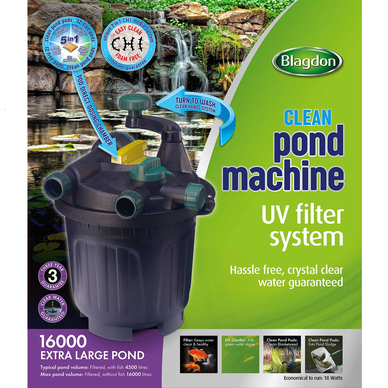 Blagdon Clean Pond Machine & Spare Parts
