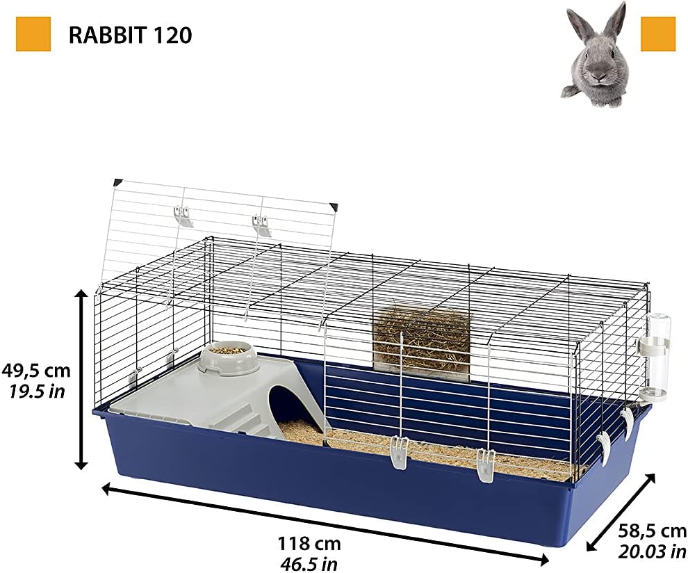 Ferplast Rabbit 120 Cage for Small Animals
