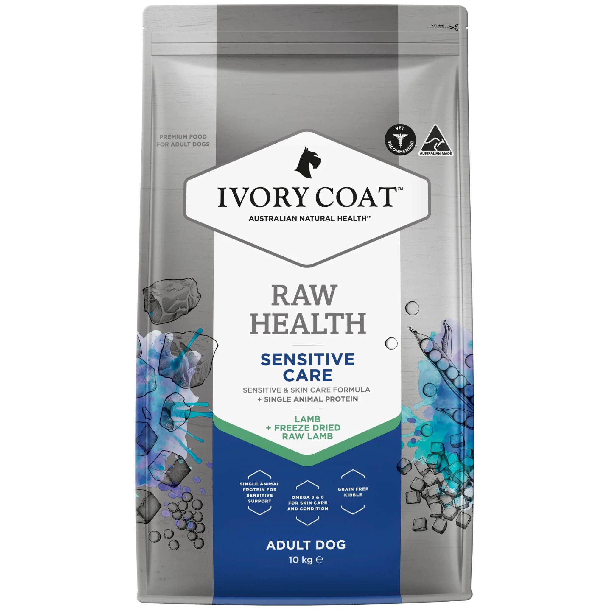 Ivory Coat Raw Health Sensitive Care Adult Dry Dog Food