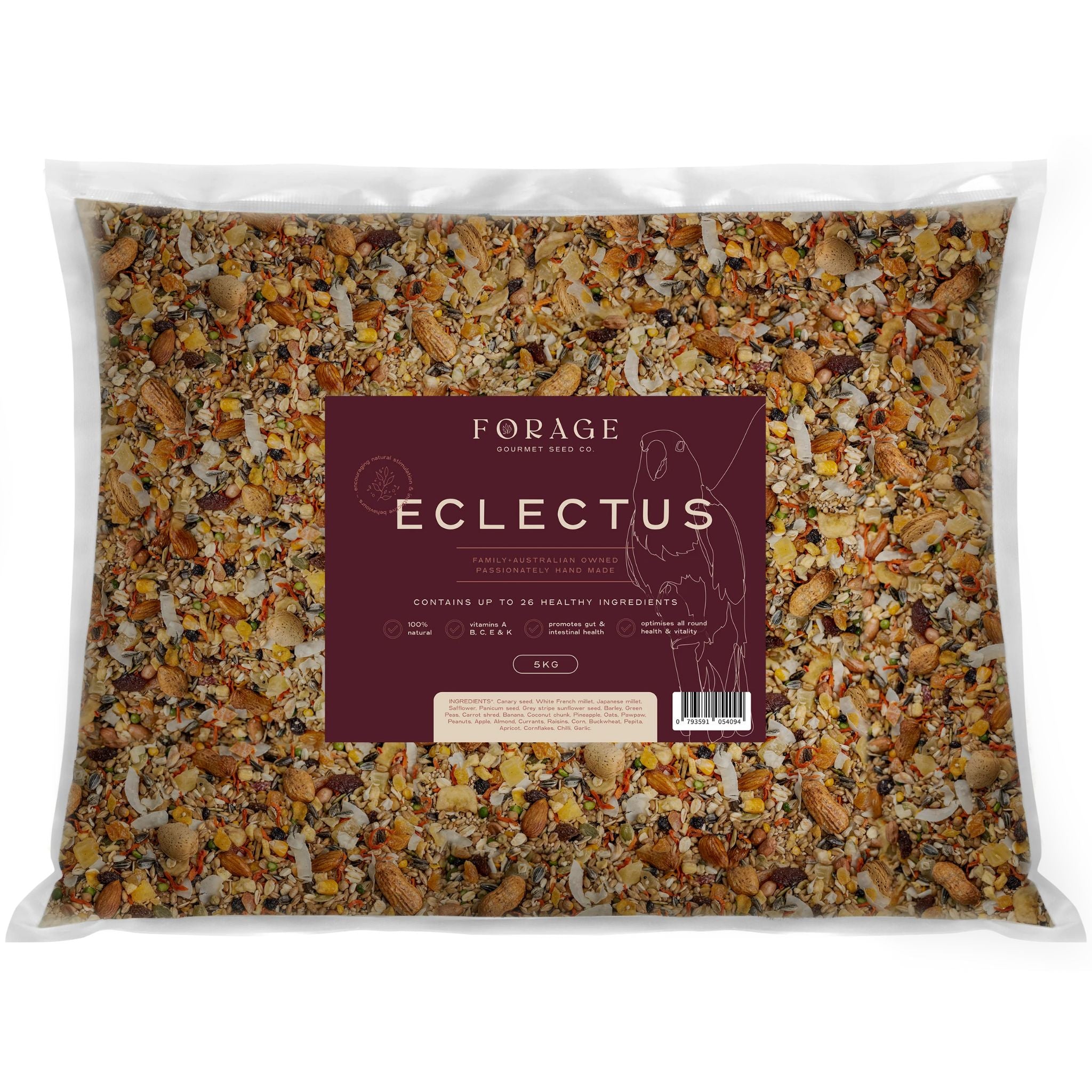 Forage Gourmet Bird Seed - Eclectus