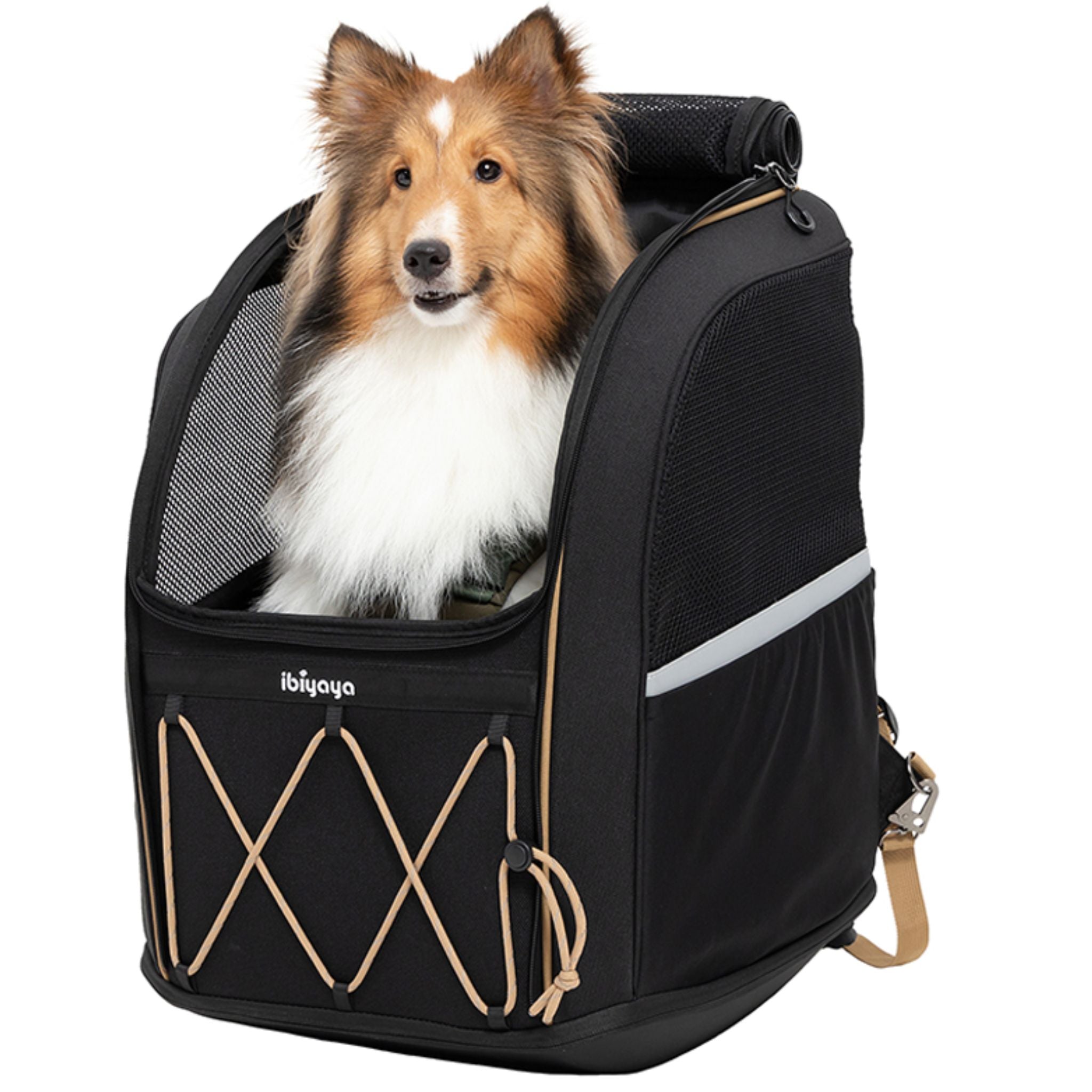 Ibiyaya Champion 3-in-1 Travel Backpack Carrier for Large Dogs