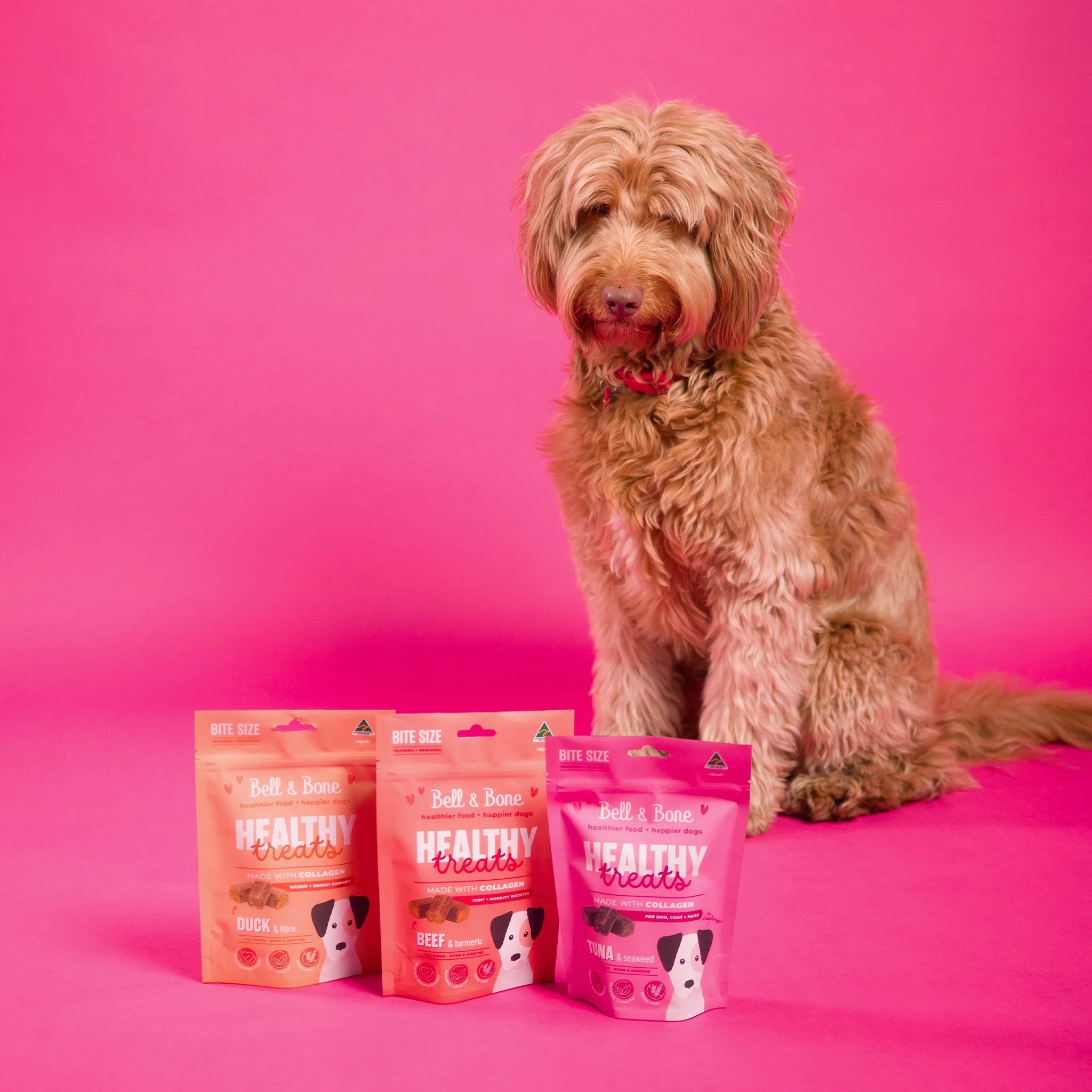 Bell and Bone Healthy Dog Treats Tuna & Seaweed for Skin, Coat and Nails