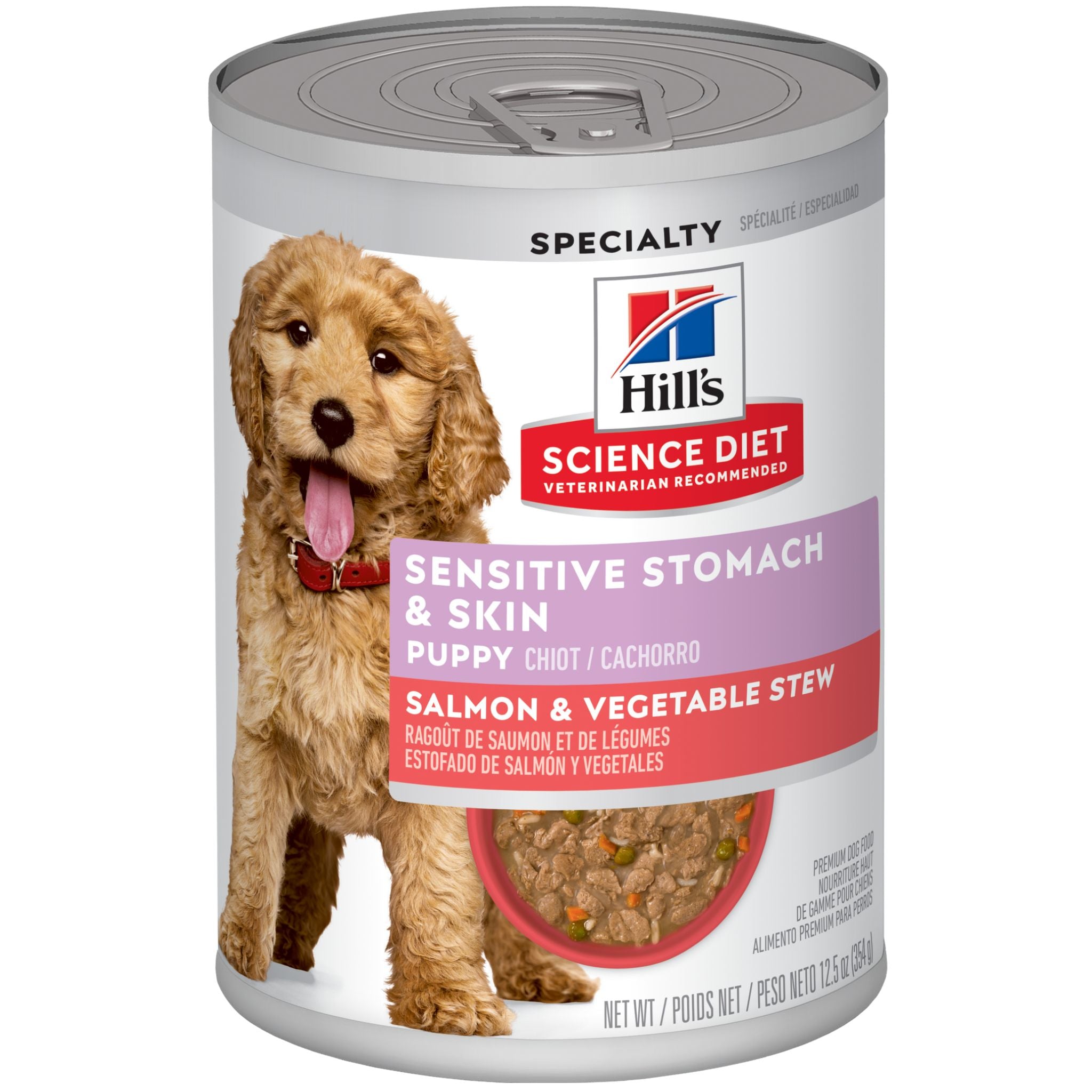 Hill's Science Diet Puppy Sensitive Stomach & Skin Salmon & Vegetable Stew