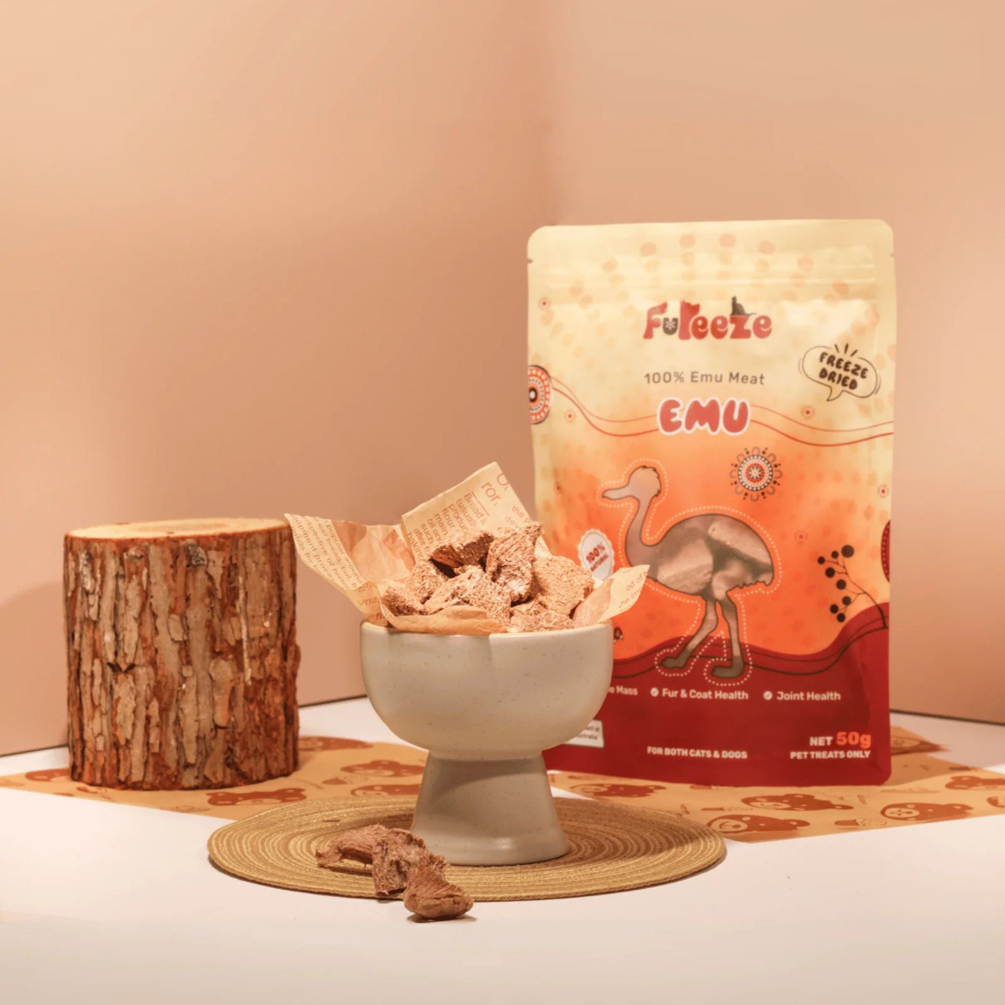 FuReeze Emu Freeze Dried Pet Treats