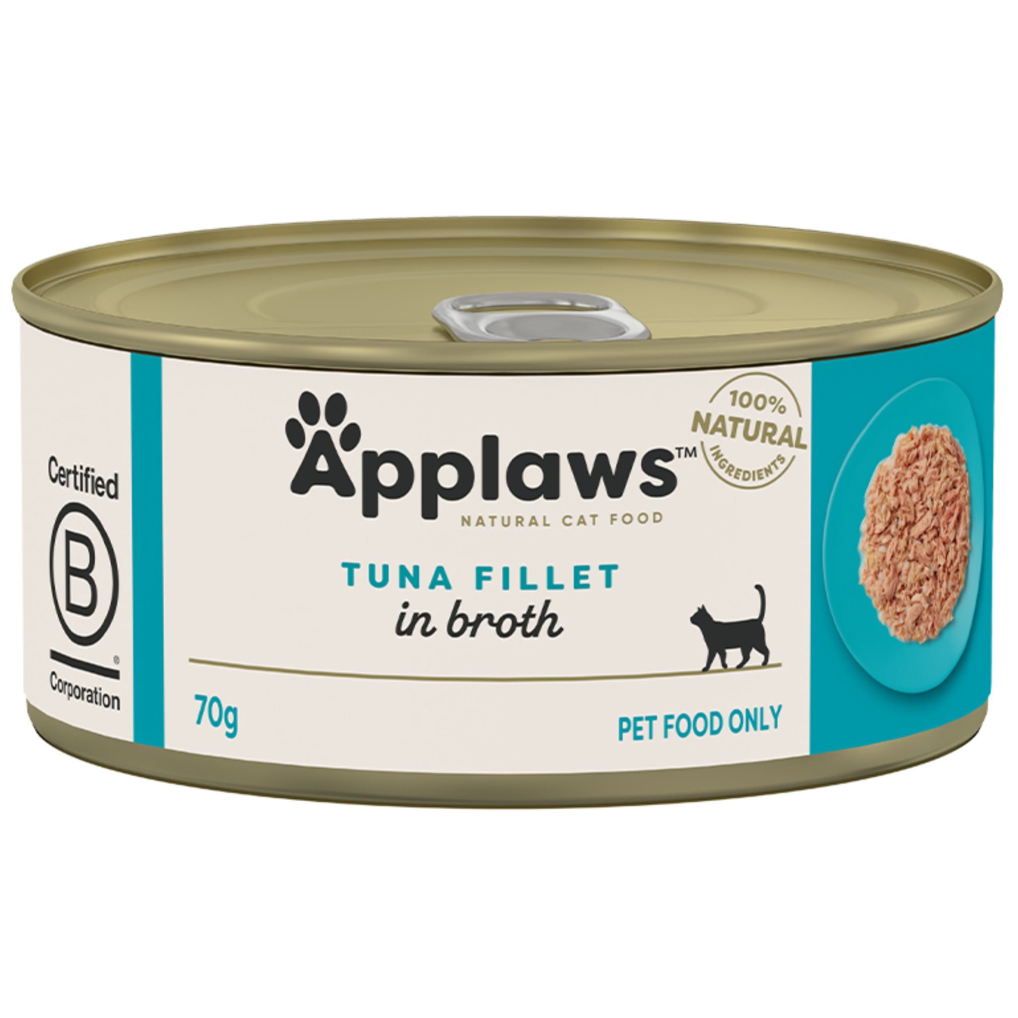 Applaws Natural Wet Cat Food Tin Tuna Fillet