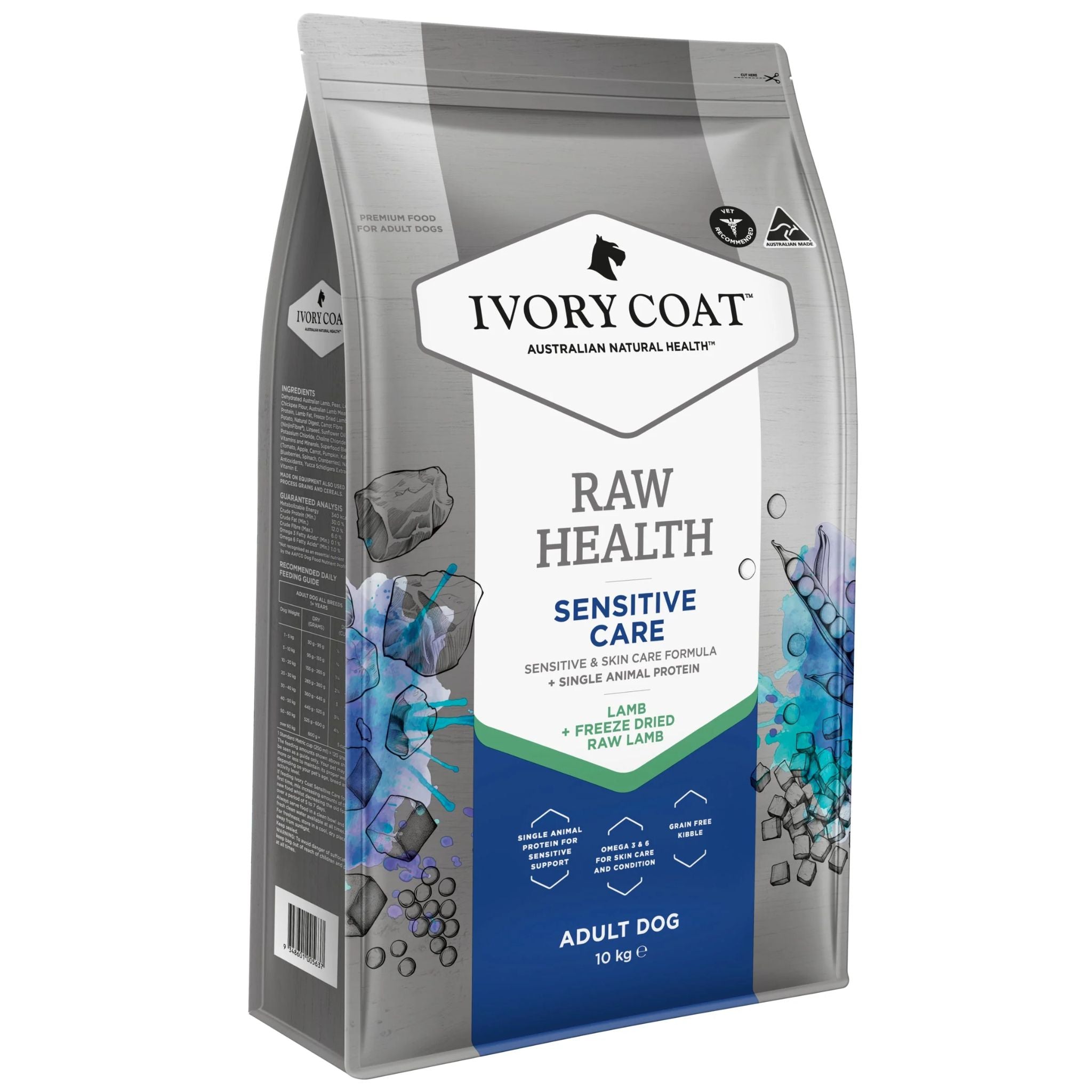 Ivory Coat Raw Health Sensitive Care Adult Dry Dog Food