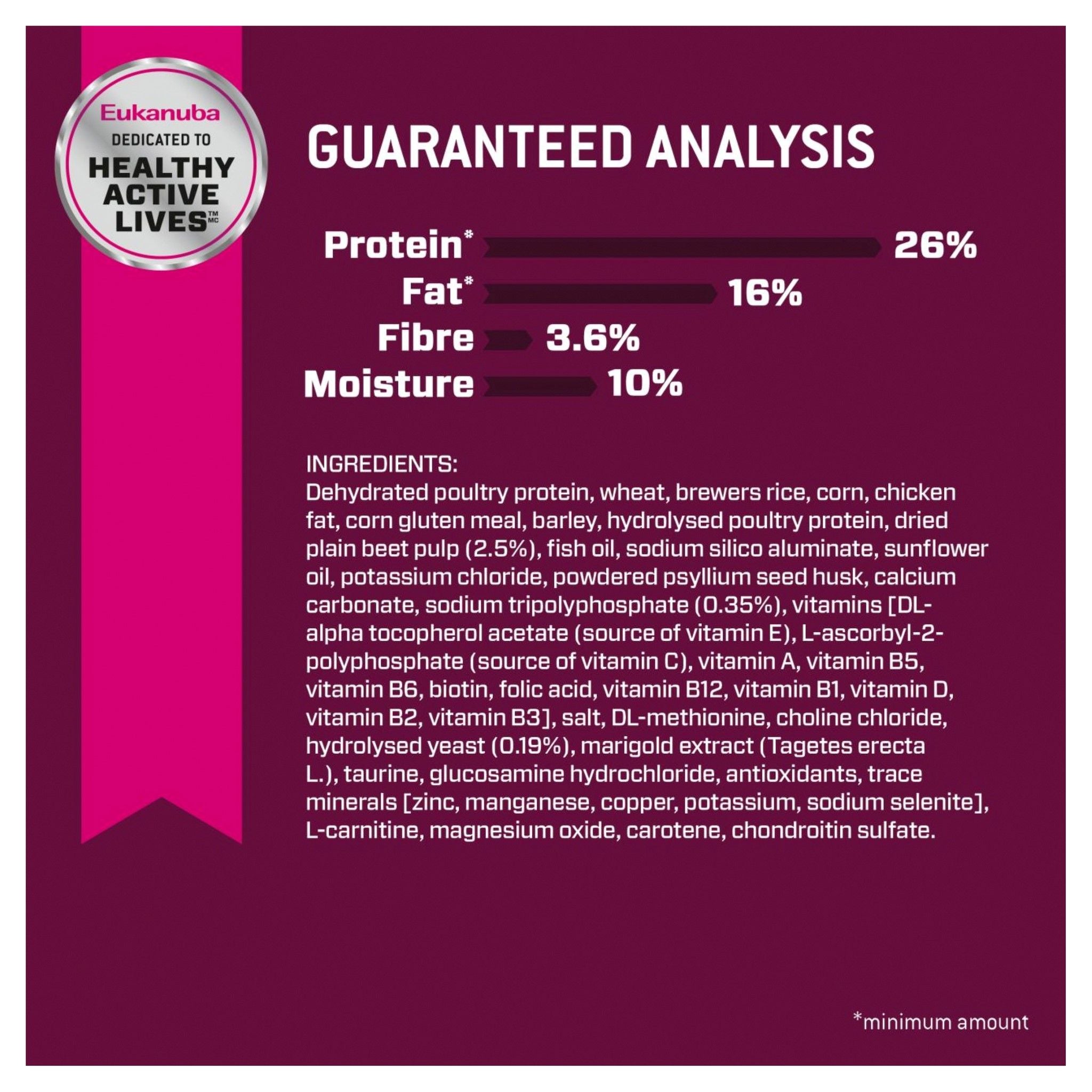 Eukanuba Dry Dog Food Premium Performance Exercise