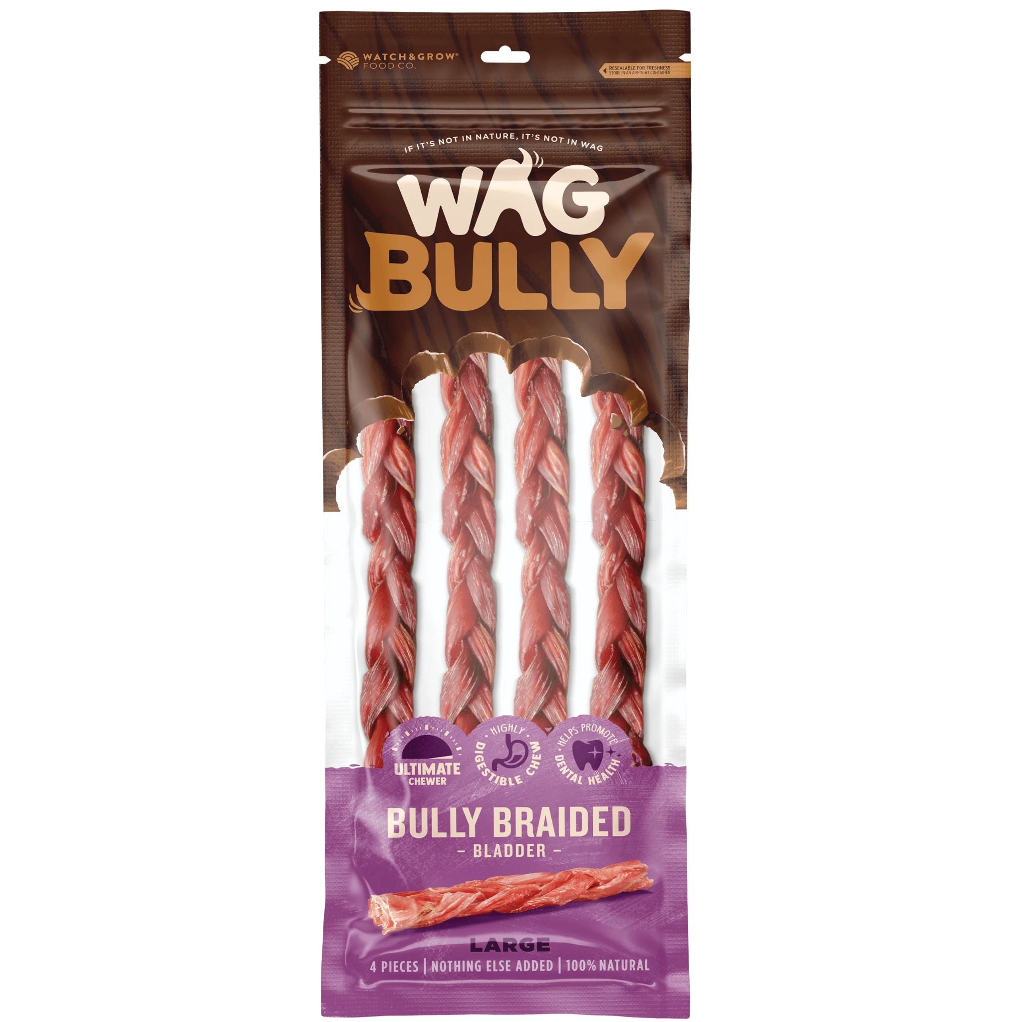 WAG Braided Bully Stick