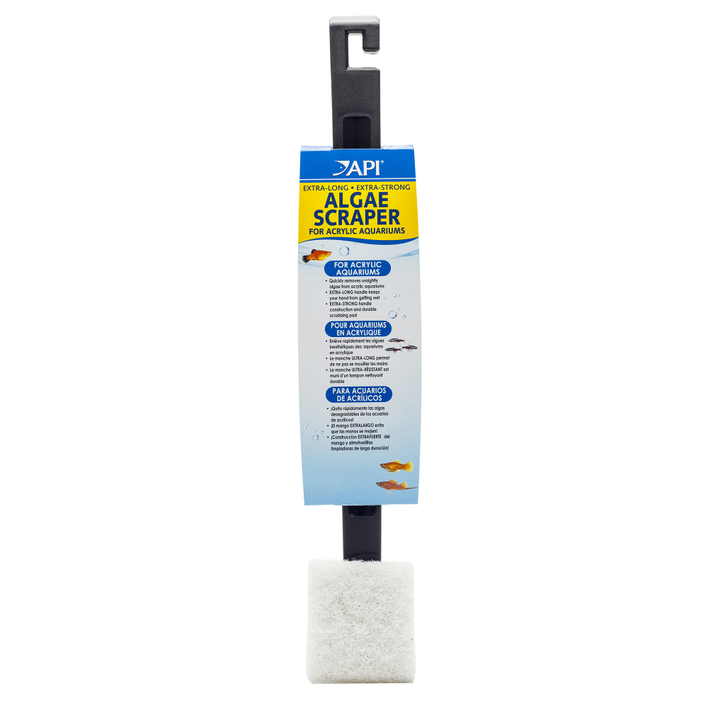 API long handled algae scraper for acrylic aquariums, front of pack