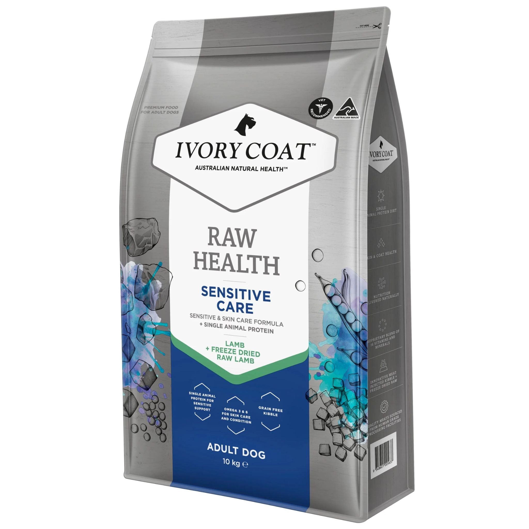 Ivory Coat Raw Health Sensitive Care Adult Dry Dog Food